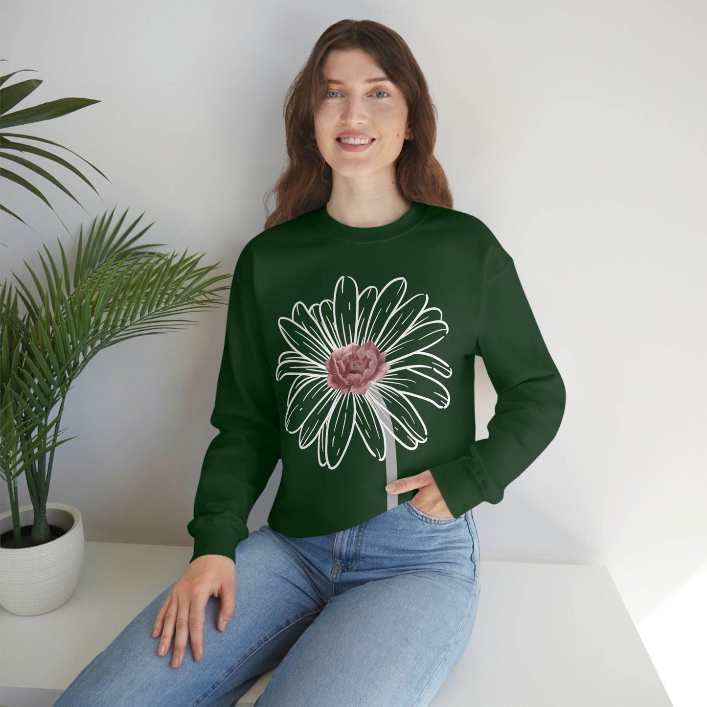 Floral Sweatshirt, Wildflower Sweatshirt, Flower sweatshirt, Wild Flowers - Giftsmojo