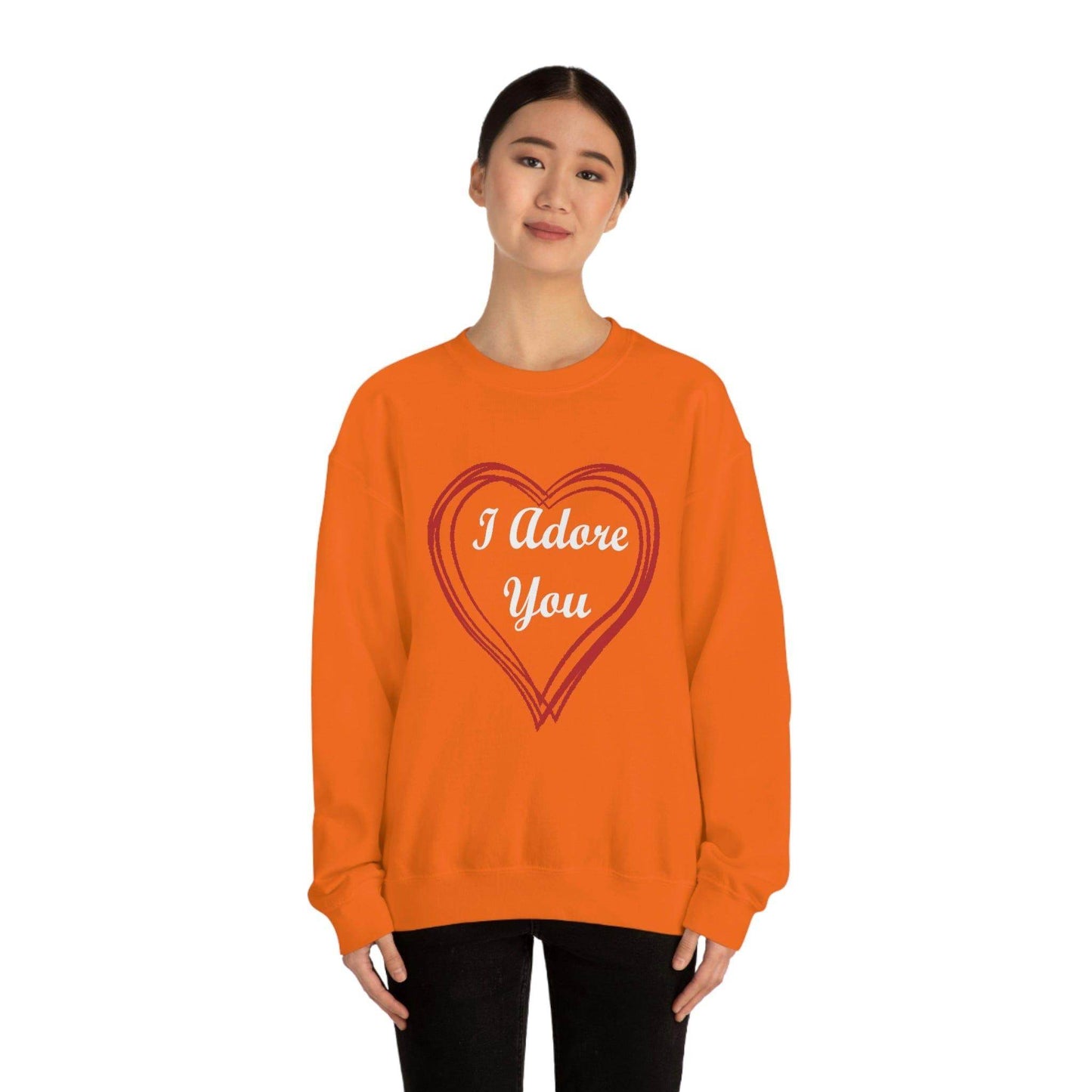 I Adore You Crewneck Sweatshirt - Giftsmojo