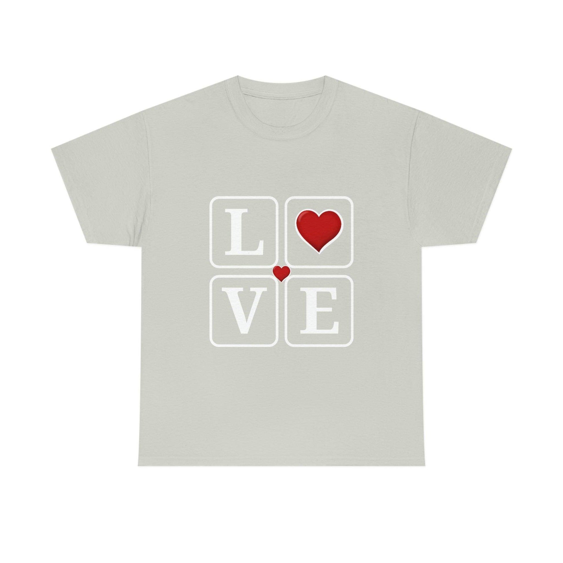 Love square Hearts Shirt, Great Gift for Valentine's day, birthday, engagement, anniversary and many more - Giftsmojo