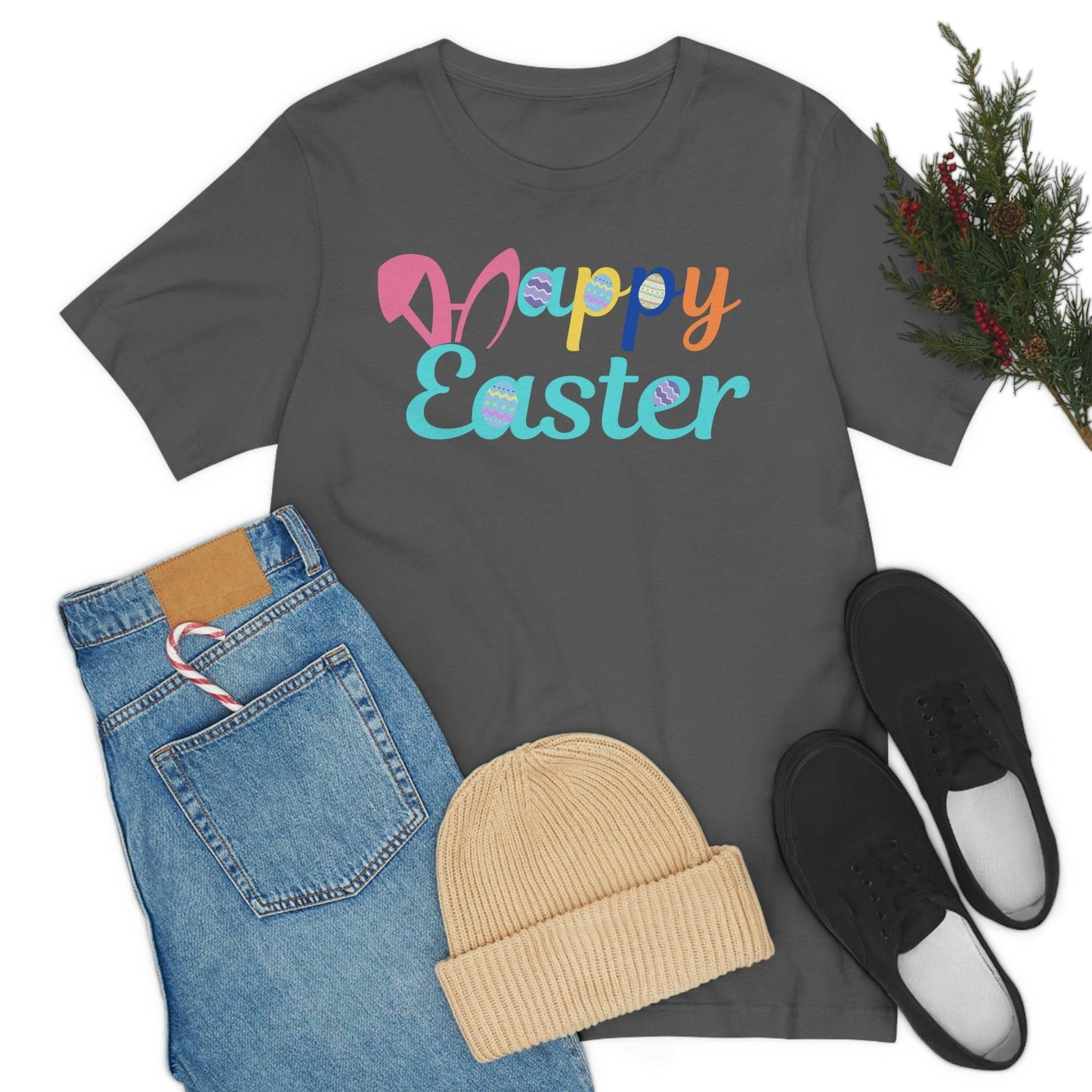 Happy Easter T-shirt, Easter gift for adults, easter shirts - Giftsmojo