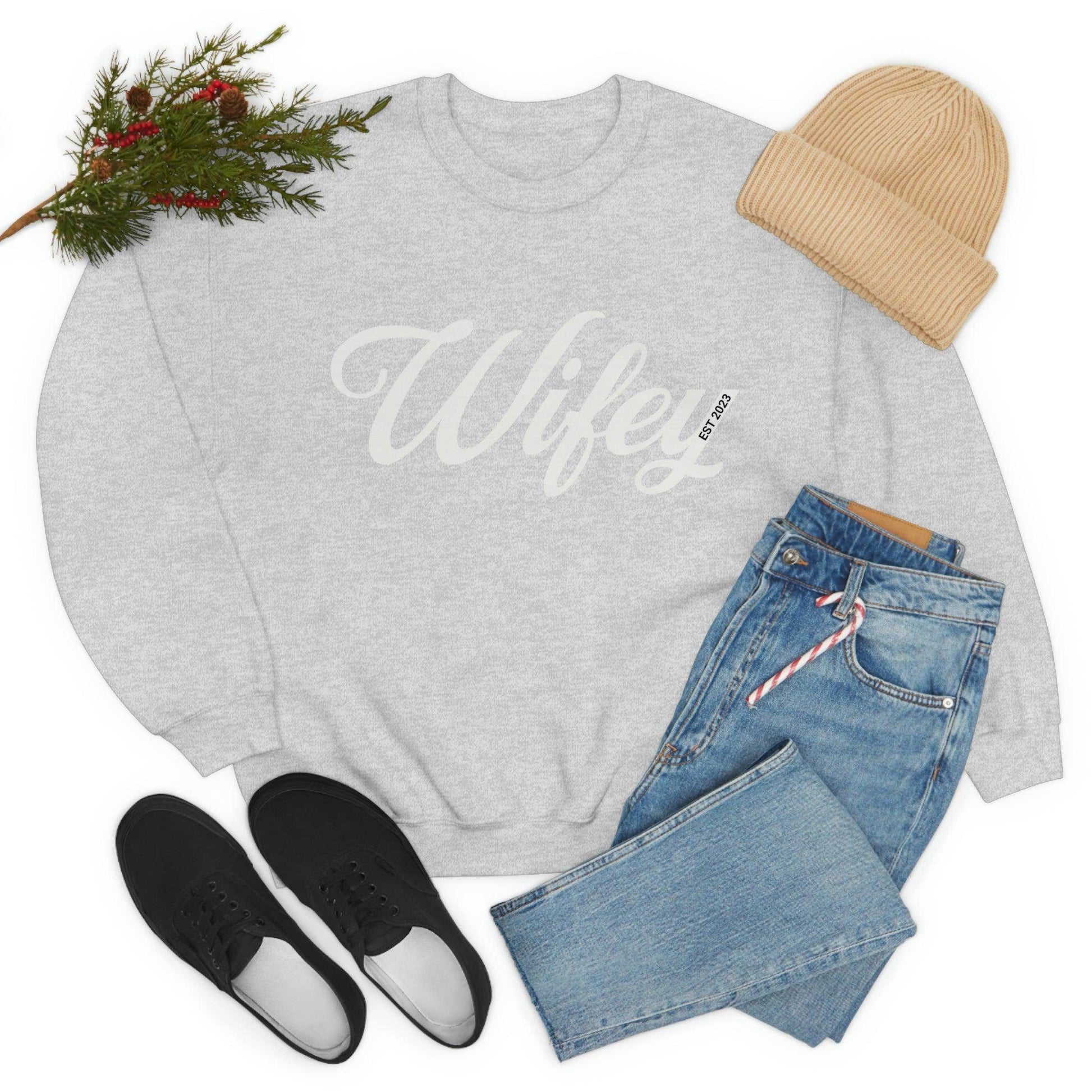 Wifey Sweatshirt - Giftsmojo
