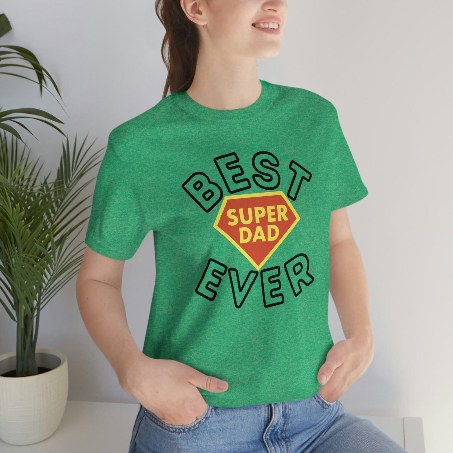 Dad Gift - Best Dad Gift - Best Super Dad Ever Shirt -Dad Shirt - Funny Fathers Gift - Husband Gift - Funny Dad Tshirt - Dad Birthday Gift - Giftsmojo