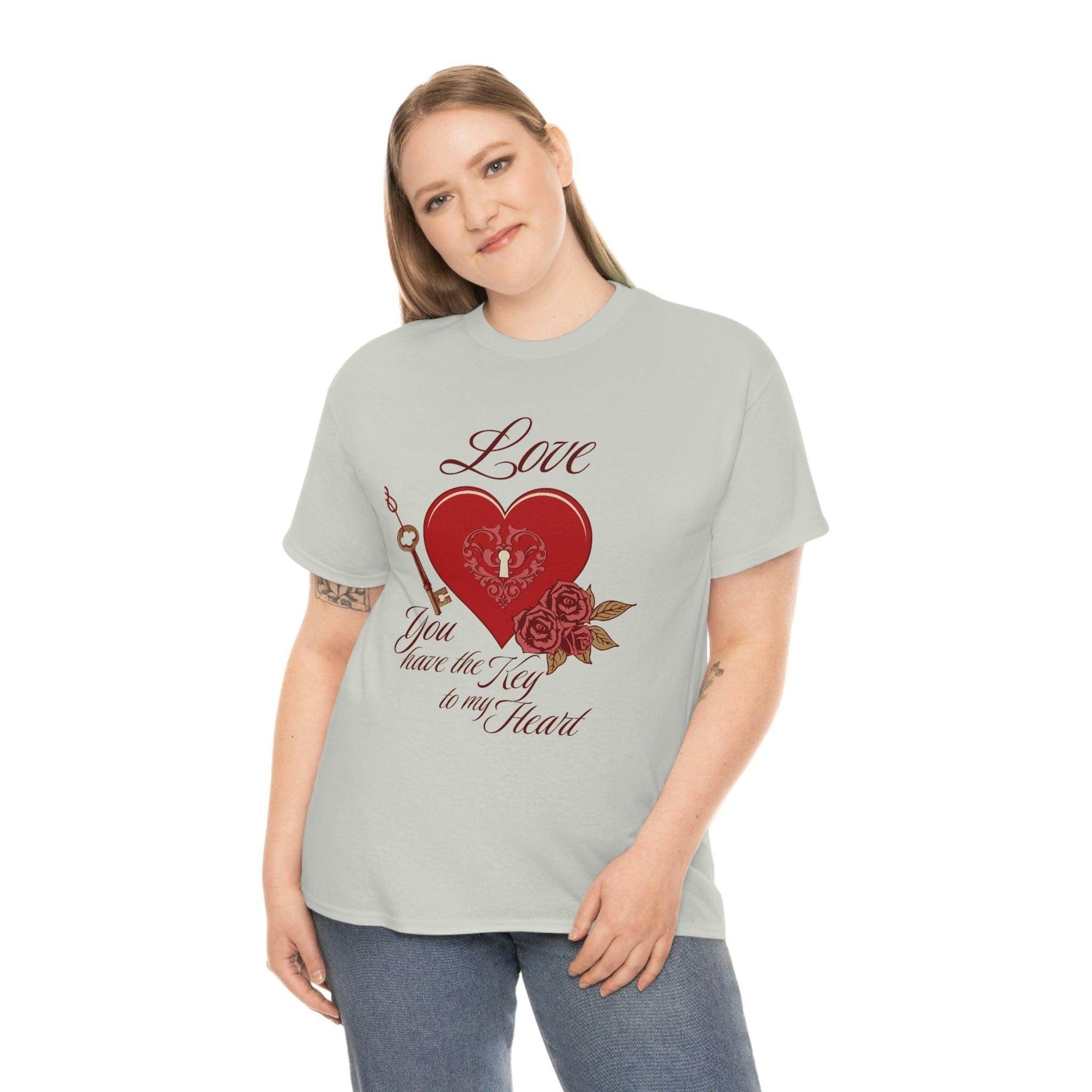 Love you have the keys to my heart Tee - Giftsmojo