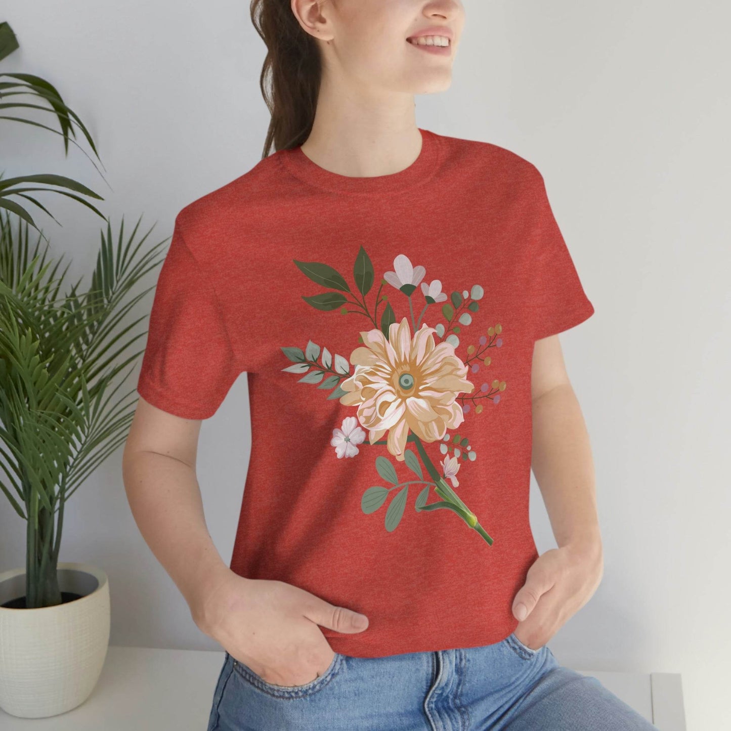 Cute Flower T-shirt - Nature lover Shirt - Cute Flower lover shirt - Giftsmojo