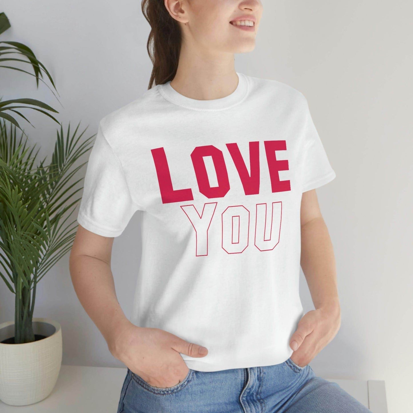 Love you T-shirt - Giftsmojo