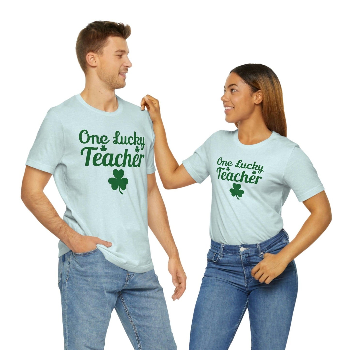 One Lucky Teacher Shirt feeling Lucky St Patrick's Day shirt - Funny St Paddy's day Funny Shirt
