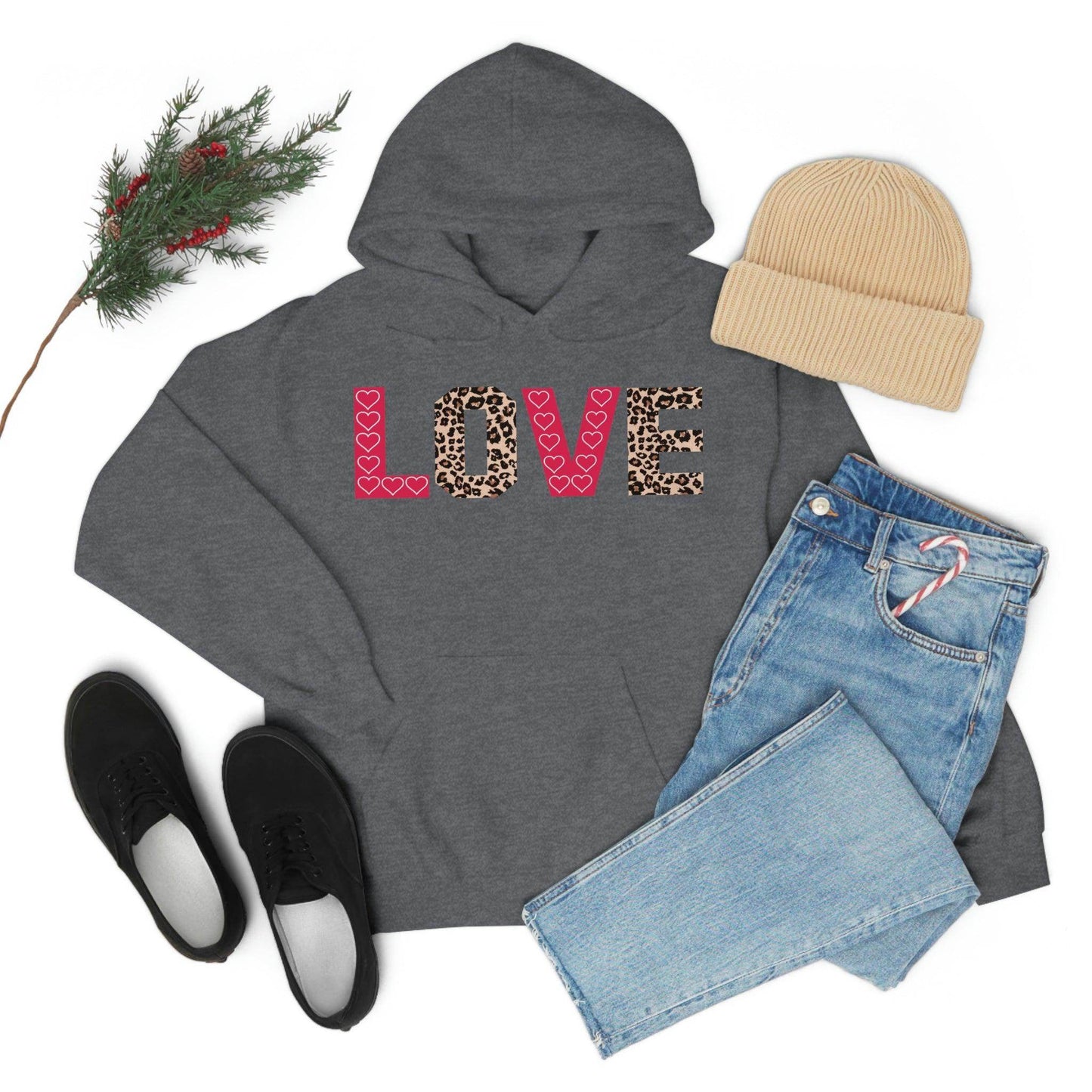 Love Hooded Sweatshirt - Giftsmojo