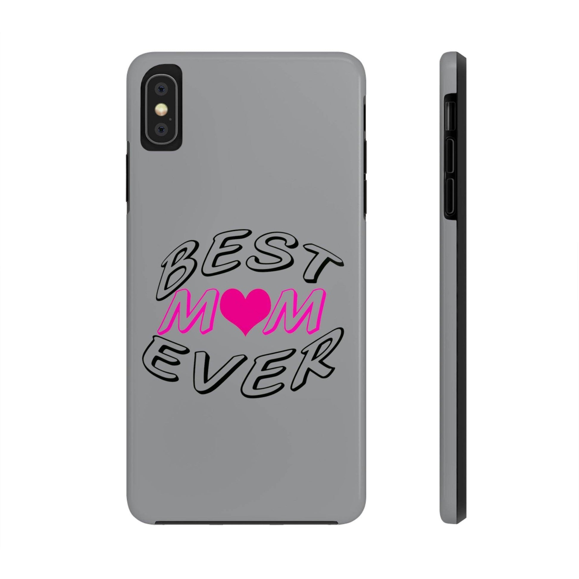 Best Mom Ever phone case, Tough Phone Cases, Mom Phone Case fit for iPhone 14 Pro, 13, 12, 11 Pro Max, Xr, Xs, 8+, 7, And Samsung S6 - Giftsmojo