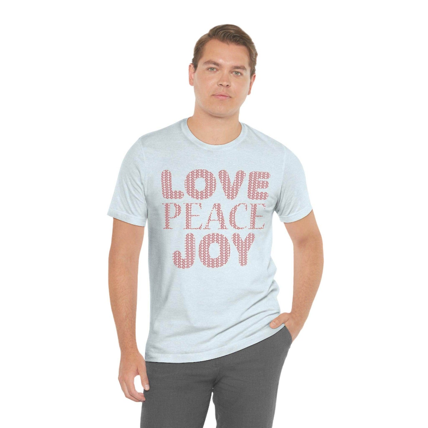love peace joy Tee - Giftsmojo