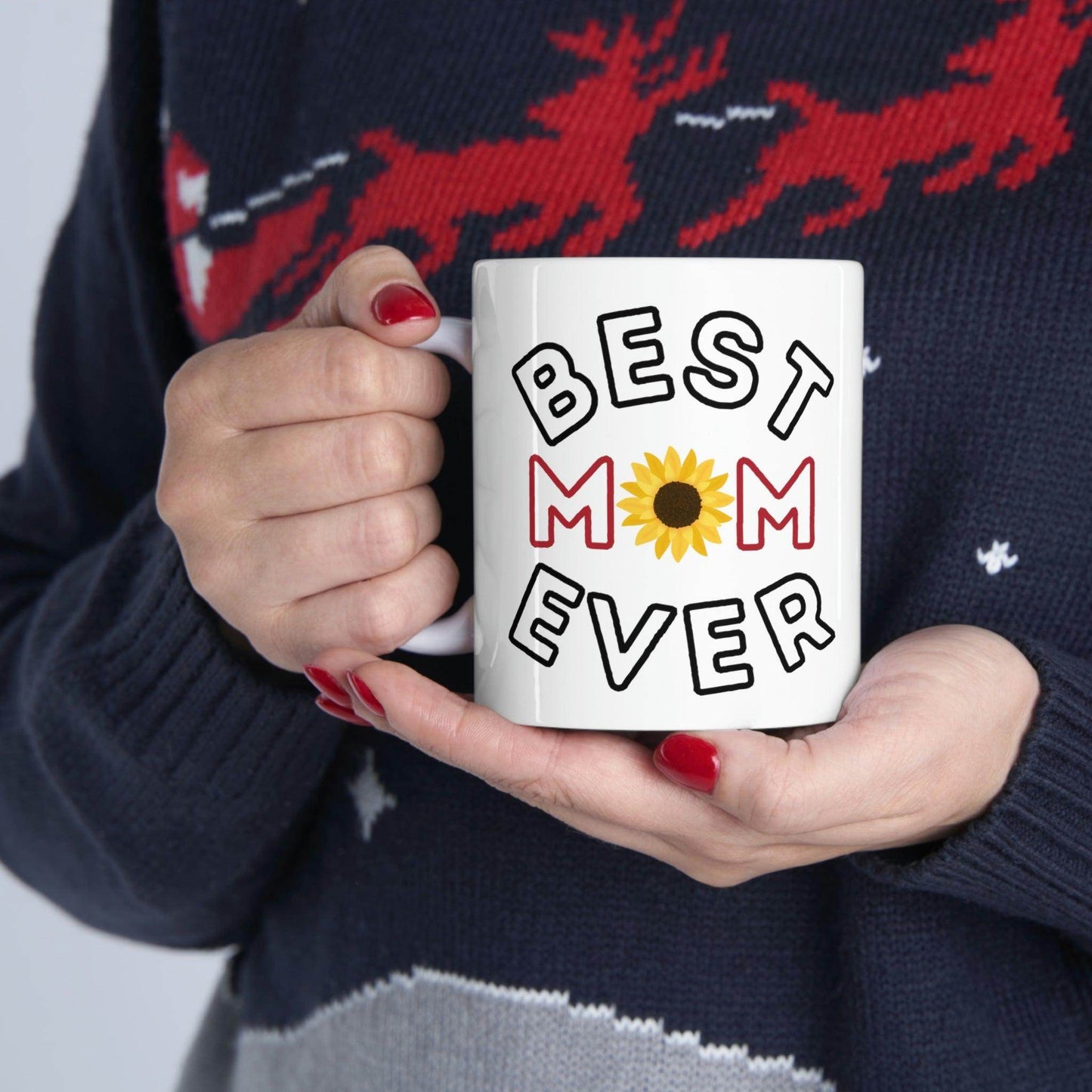 Best Mom Ever Mug, gift for mom on mothers day, Birthday gift for mom, gift for her, coffee mug for her, hot cocoa mug, gift for coffee lover - Giftsmojo