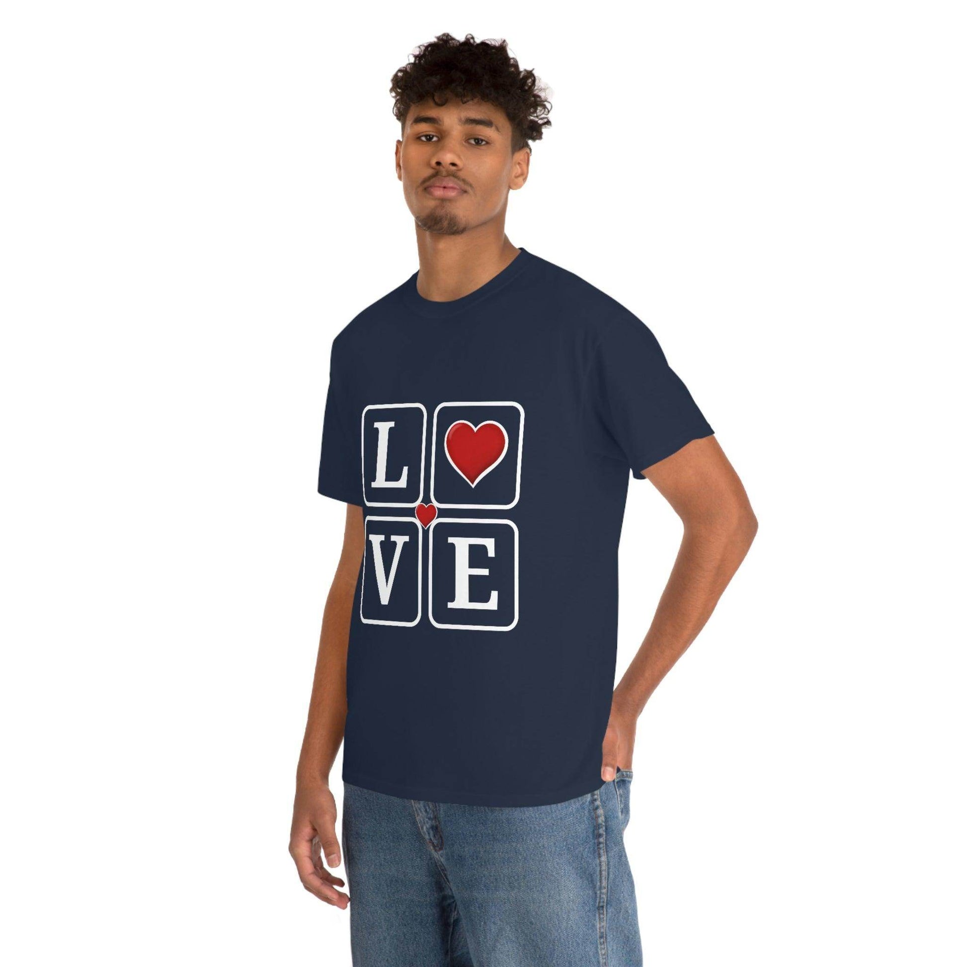 Love square Hearts Shirt, Great Gift for Valentine's day, birthday, engagement, anniversary and many more - Giftsmojo