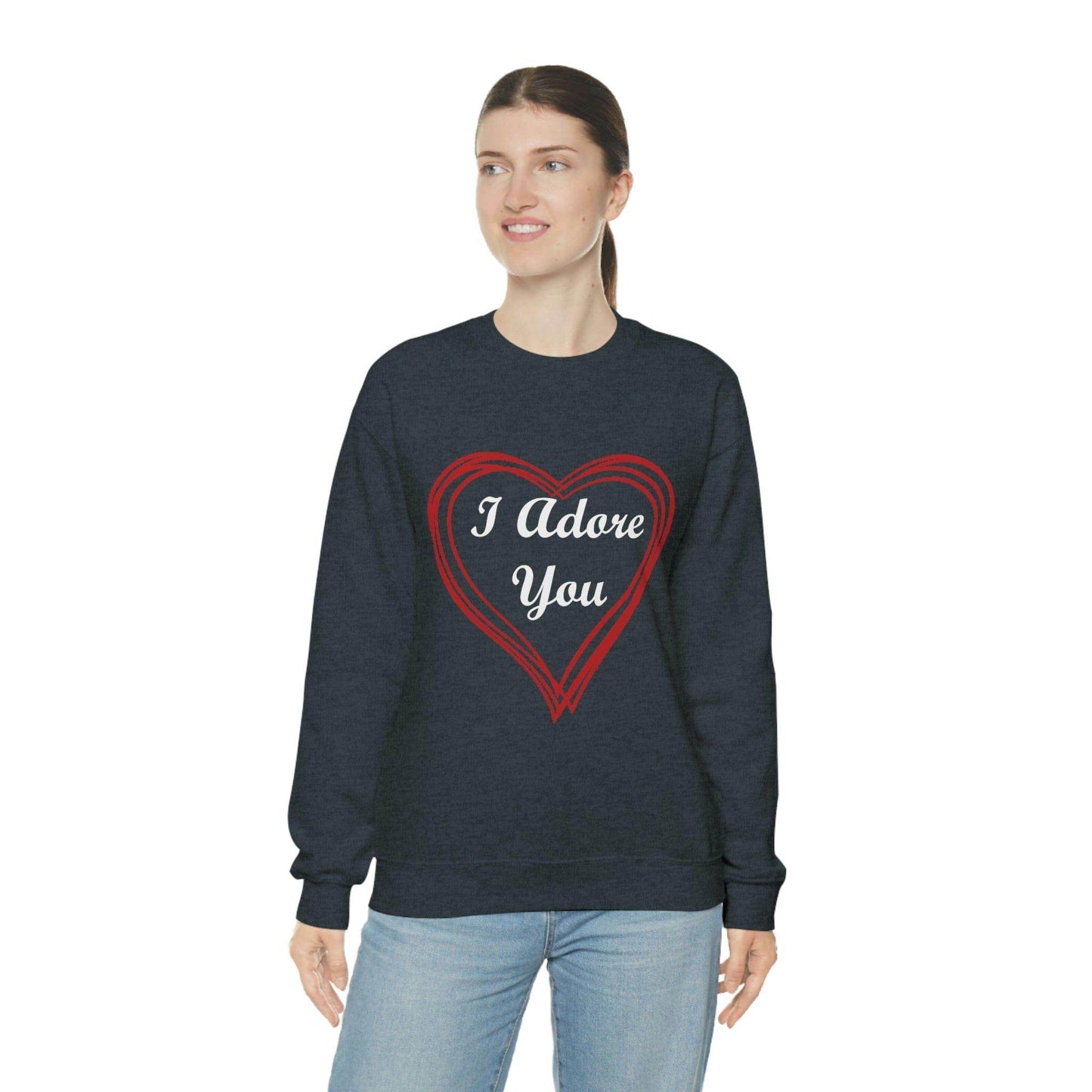 I Adore You Crewneck Sweatshirt - Giftsmojo