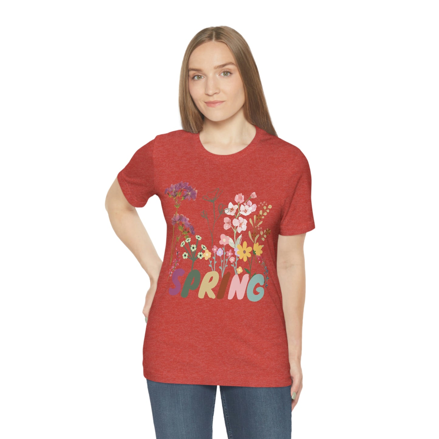 Spring Shirt, Flower T shirt, Vintage Botanical Shirt, Vintage T-shirt, Graphic Tshirt, Botanical Print, Vintage Flower Shirt, Wildflower,