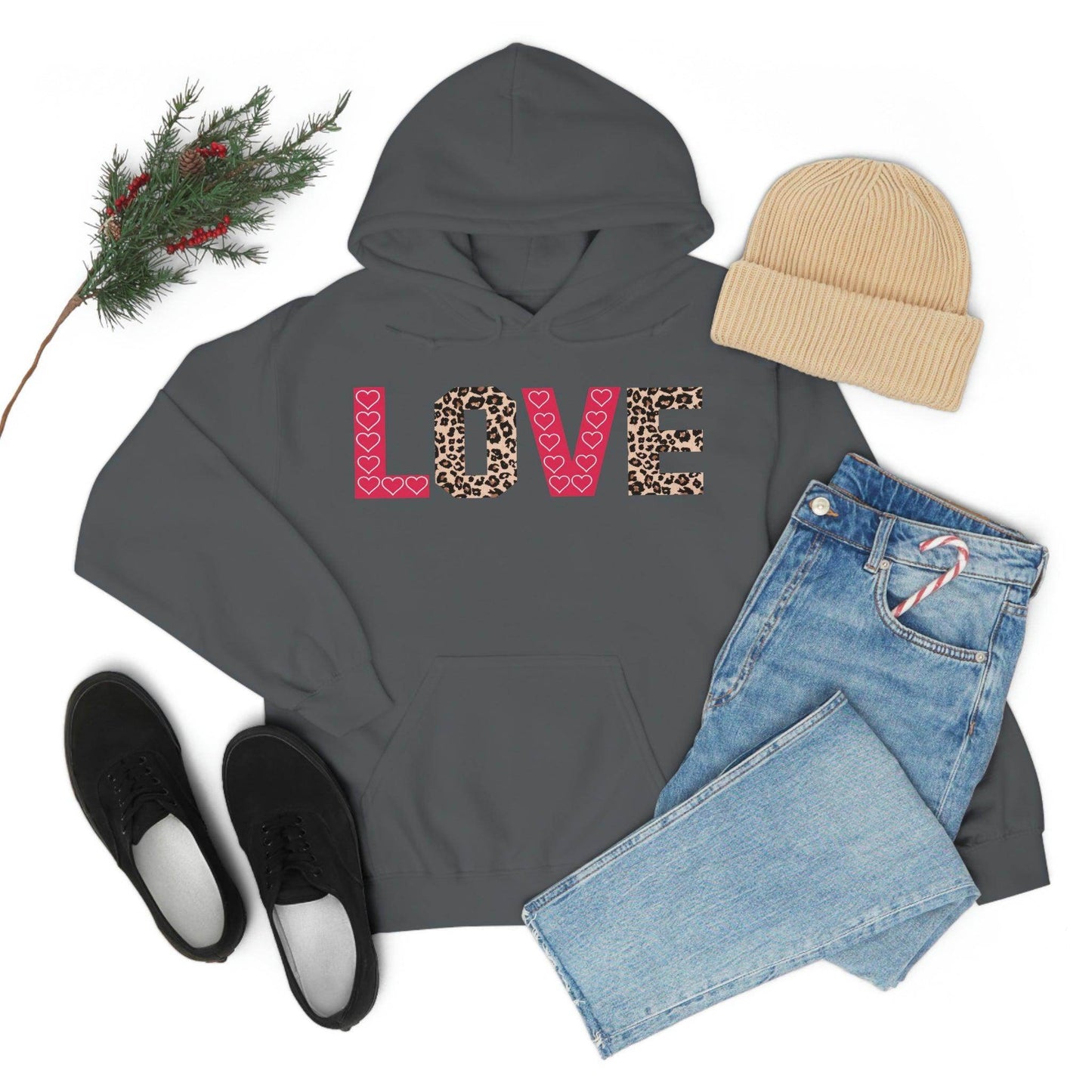 Love Hooded Sweatshirt - Giftsmojo