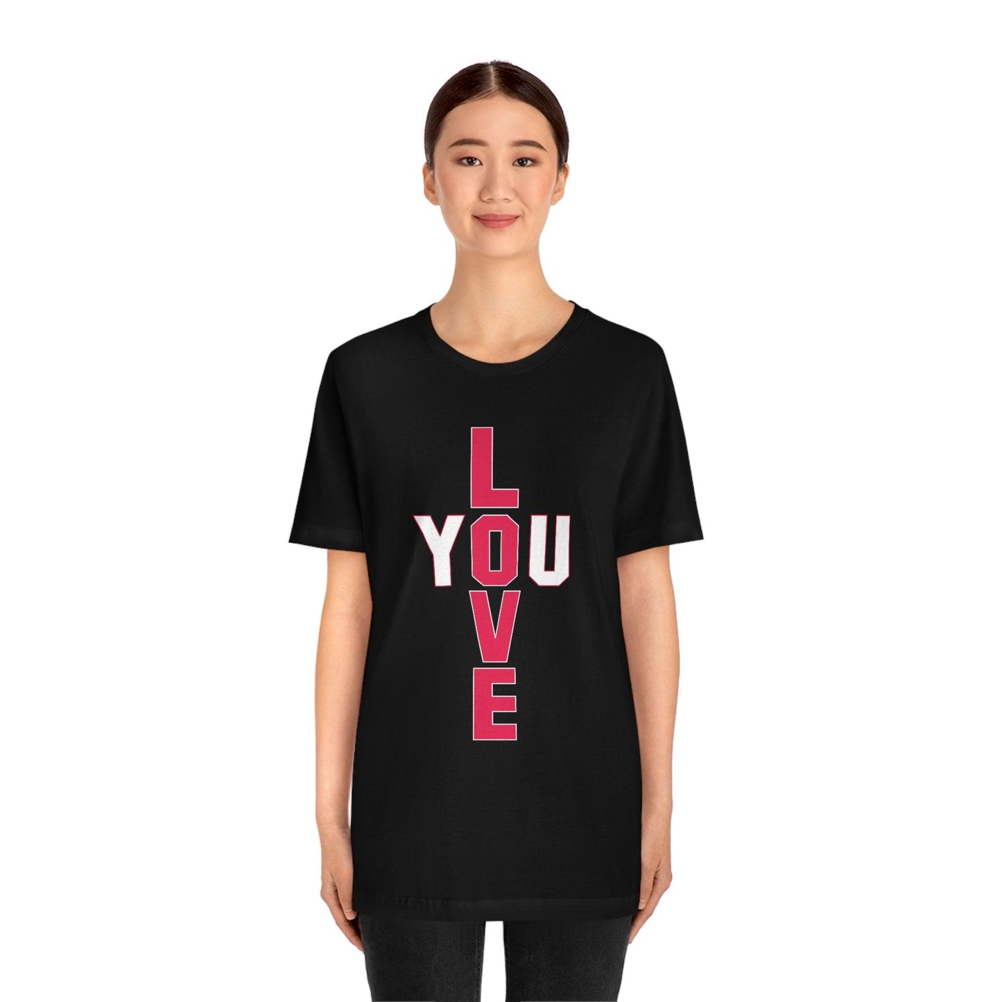 T-shape Love you Tee - Giftsmojo
