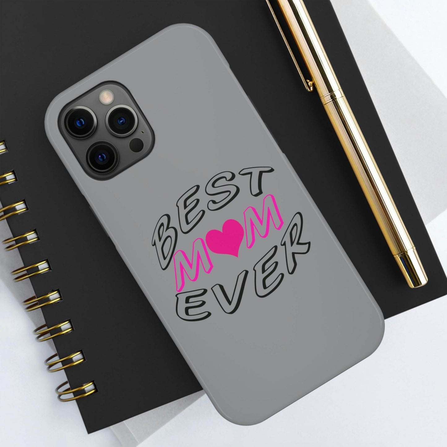 Best Mom Ever phone case, Tough Phone Cases, Mom Phone Case fit for iPhone 14 Pro, 13, 12, 11 Pro Max, Xr, Xs, 8+, 7, And Samsung S6 - Giftsmojo