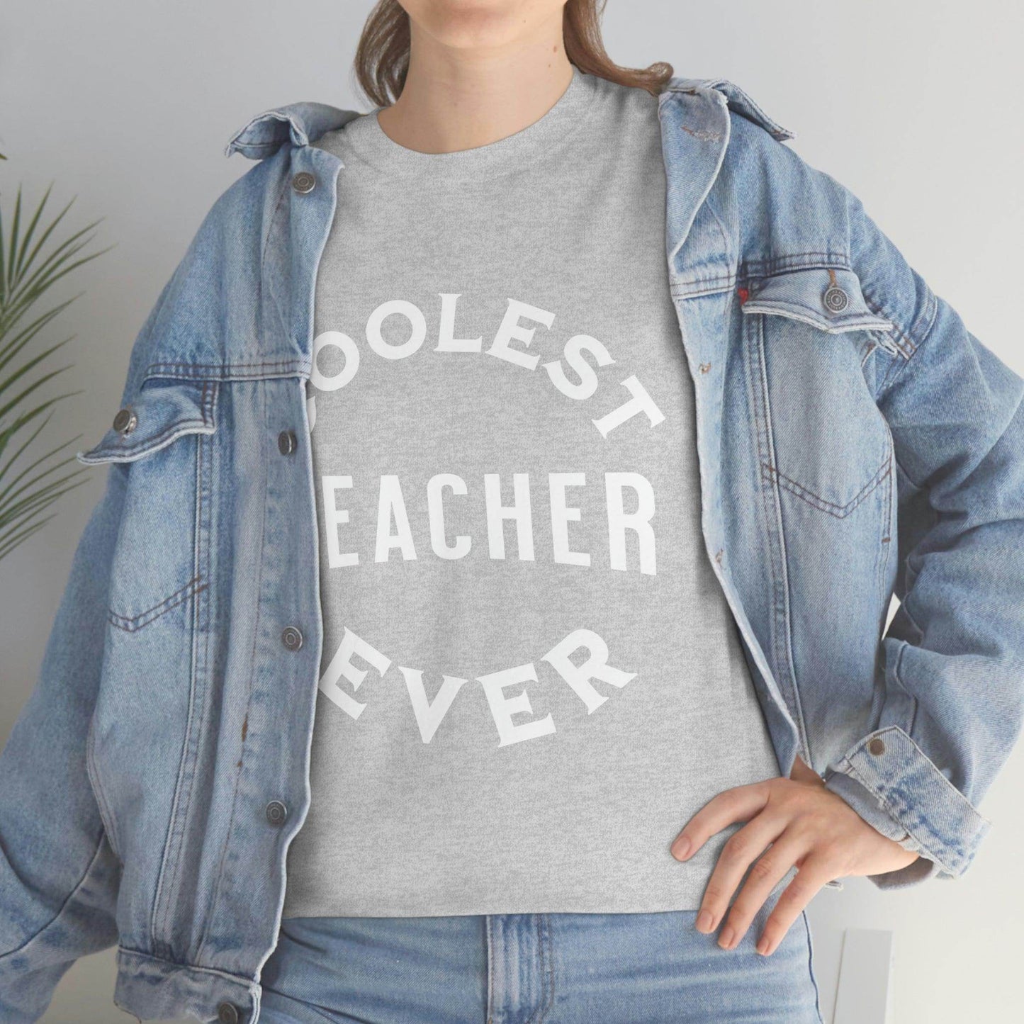 Coolest Teacher Ever Tee - cute teacher shirt - gift for teacher - Giftsmojo
