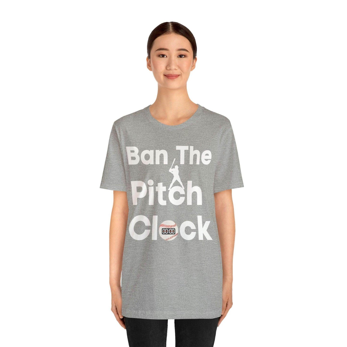 Ban The Pitch Clock in Baseball Ban Baseball Pitch Clock - Show Your Support By Wearing this shirt to the Games - Giftsmojo