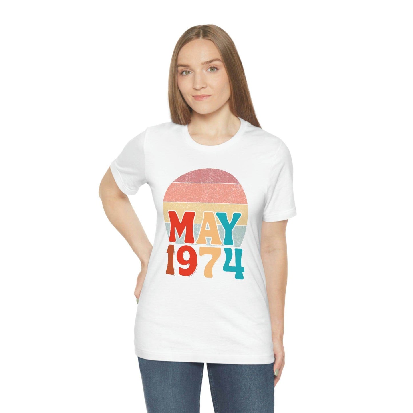 49th Birthday Shirt, 1974 Shirt, 49th Birthday Tee, Vintage 1974 Shirt, 49th Birthday Gifts, 1974 Birthday Shirt, 49th Birthday Gift - Giftsmojo