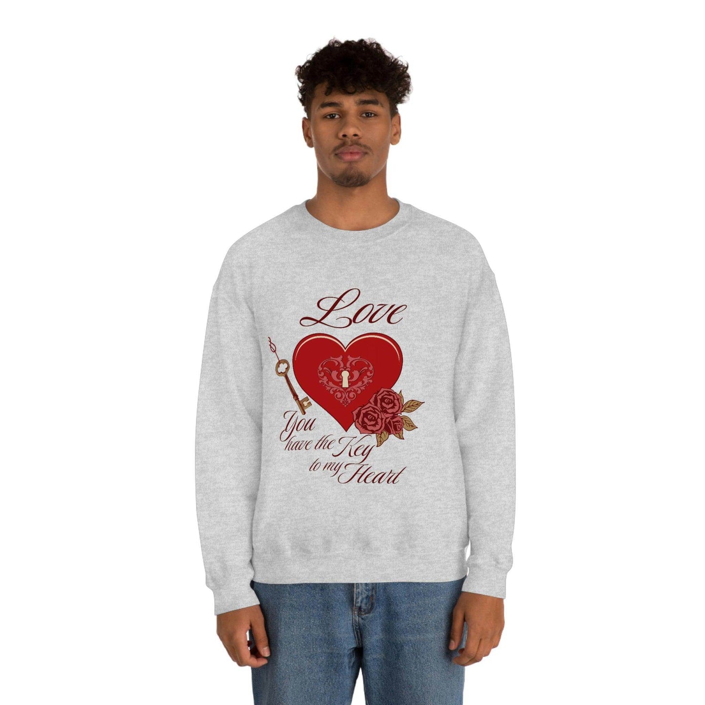 Love you have the key to my heart Sweatshirt - Giftsmojo
