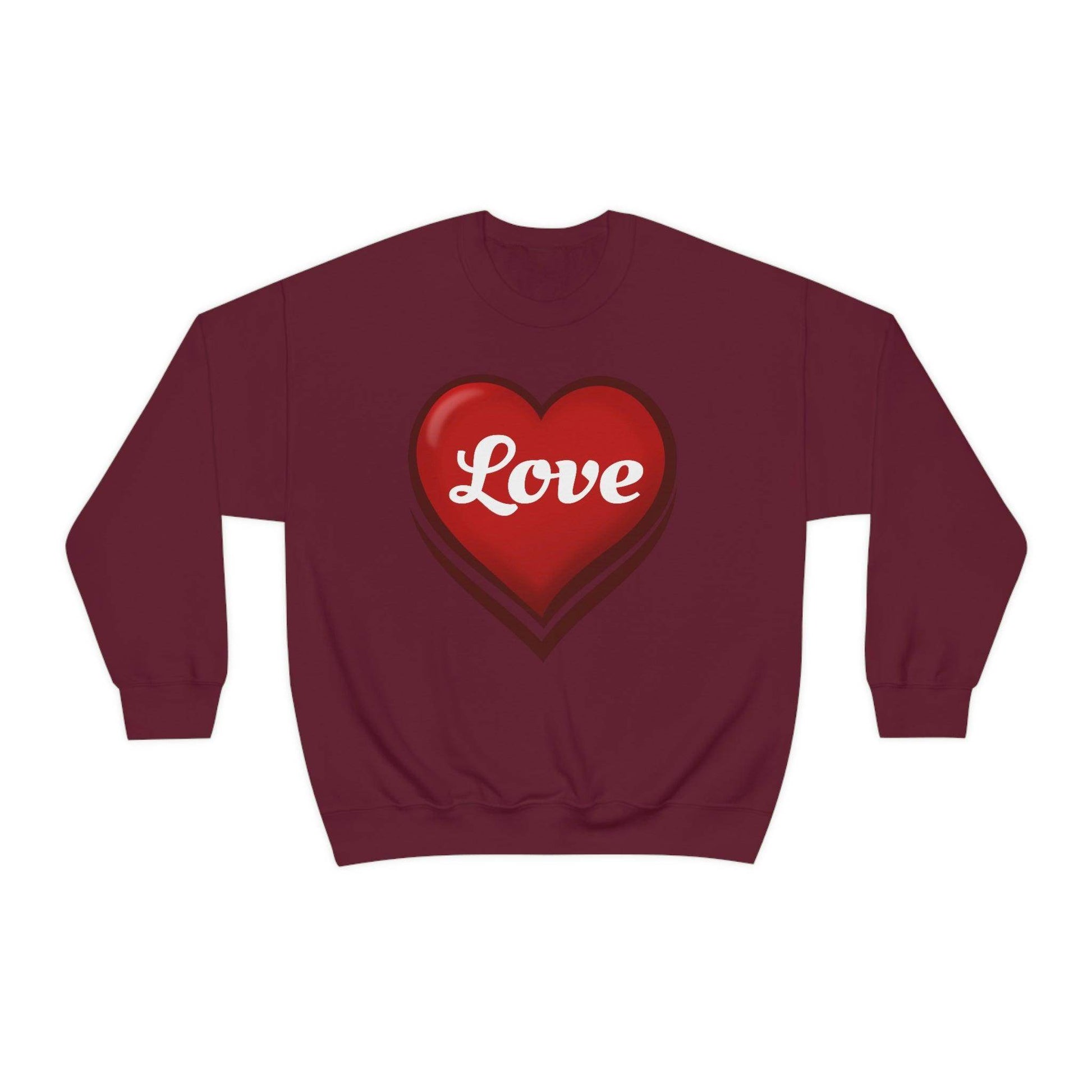 Love Sweatshirt, Valentine's Gift, - Giftsmojo