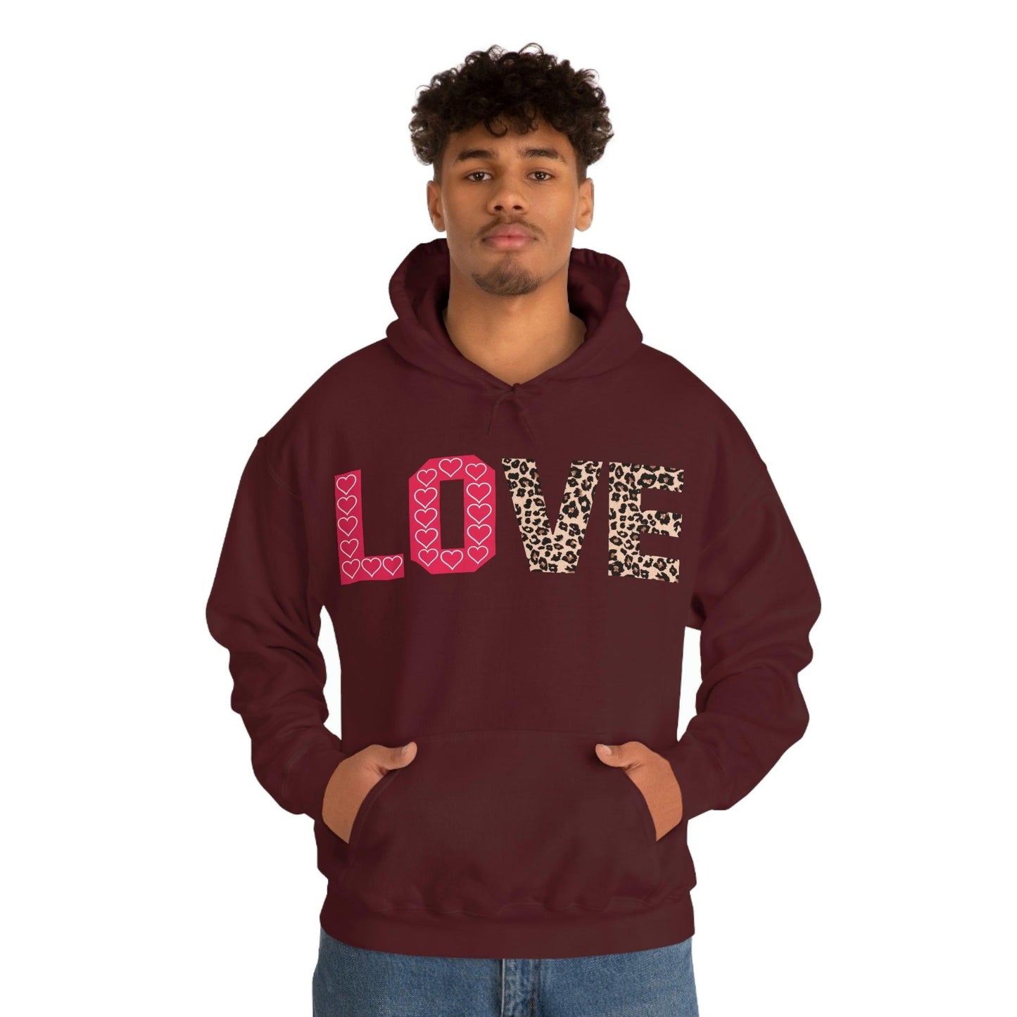 Leopard print Hooded Sweatshirt
