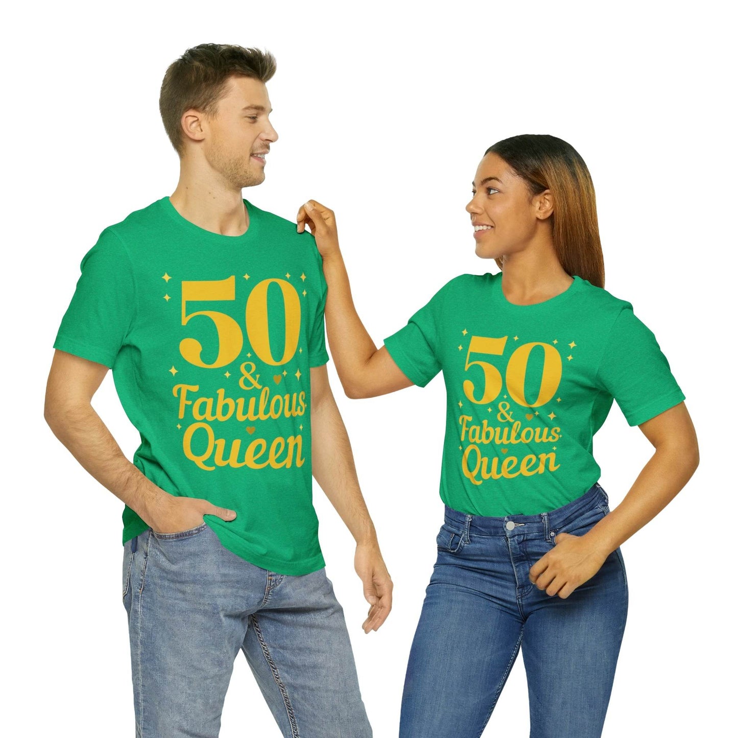 50 and Fabulous Queen shirt, Funny 50th birthday shirt - Giftsmojo