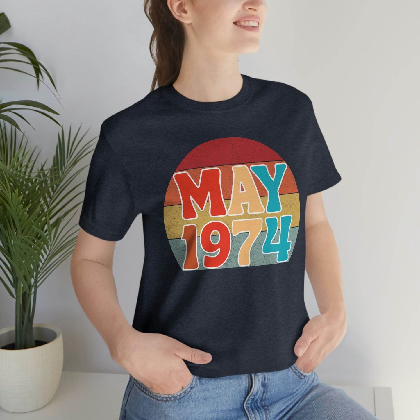 49th Birthday Shirt, 1974 Shirt, 49th Birthday Tee, Vintage 1974 Shirt, 49th Birthday Gifts, 1974 Birthday Shirt, 49th Birthday Gift - Giftsmojo
