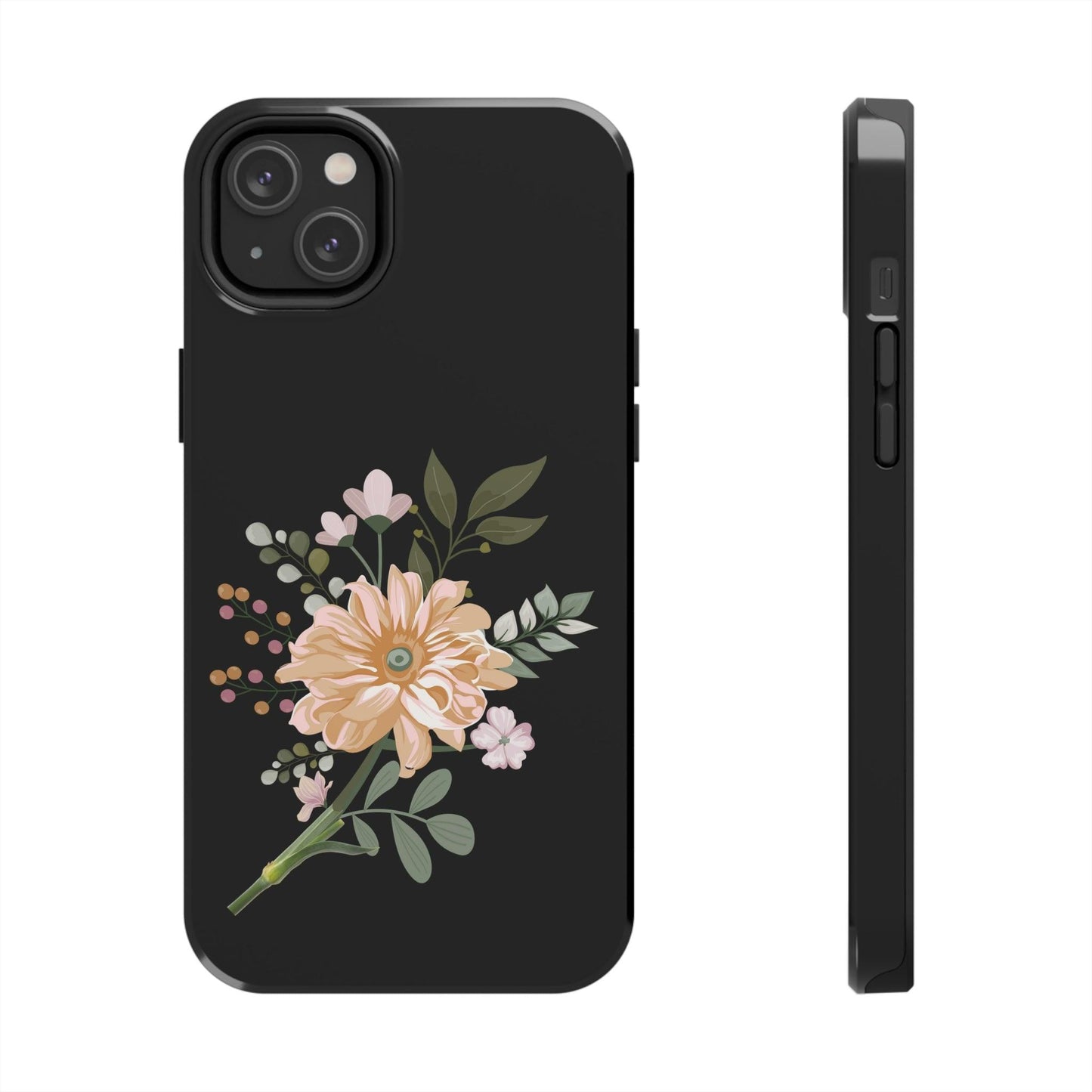 Floral Phone case, Tough Phone Cases, Mom Phone Case fit for iPhone 14 Pro, 13, 12, 11 Pro Max, Xr, Xs, 8+, 7, And Samsung S6