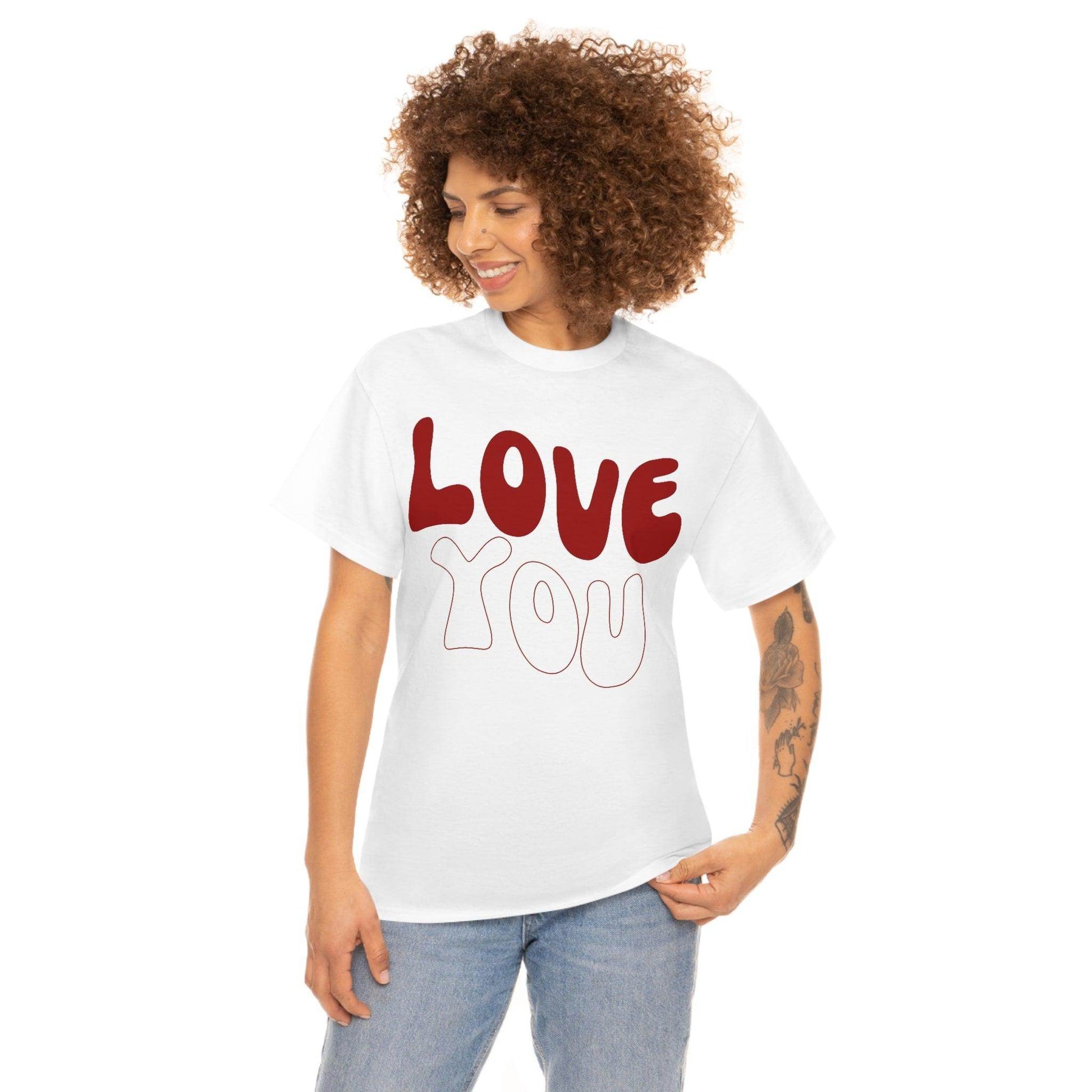 Love You Tee - Giftsmojo