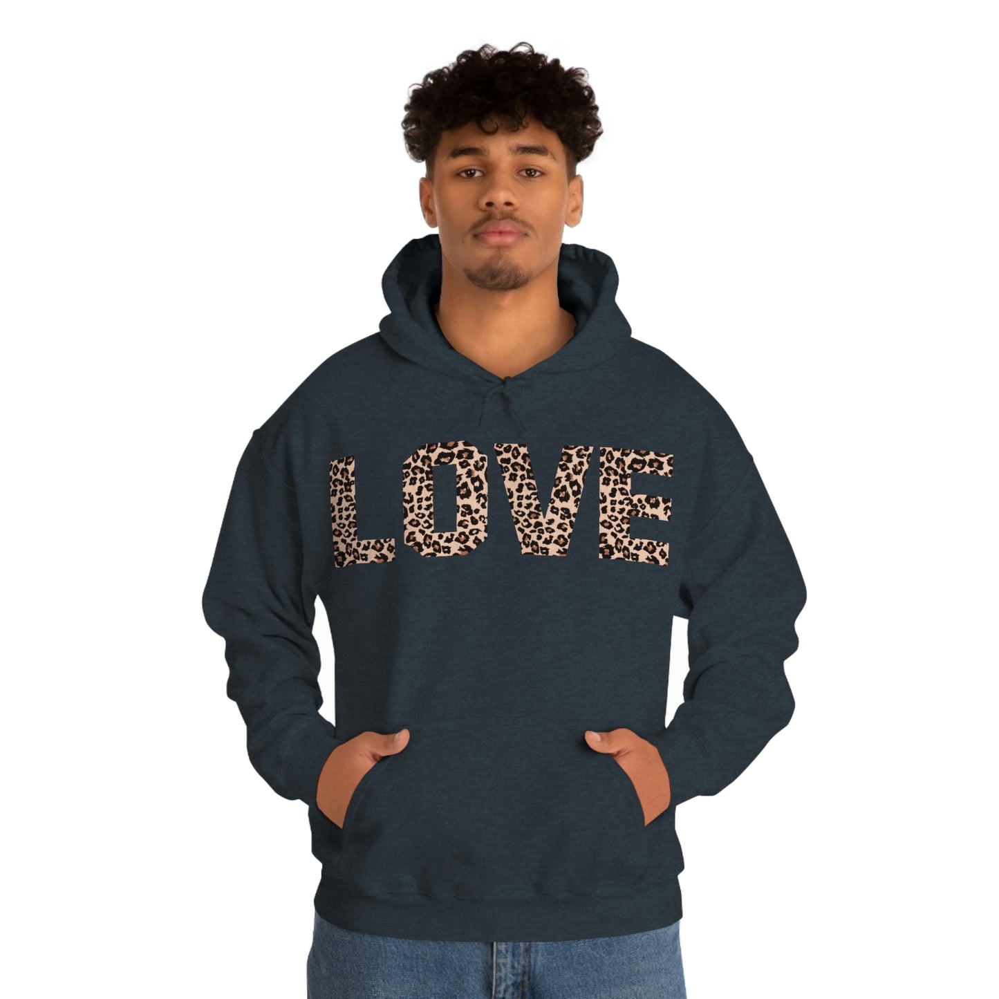 Leopard print Hooded Sweatshirt