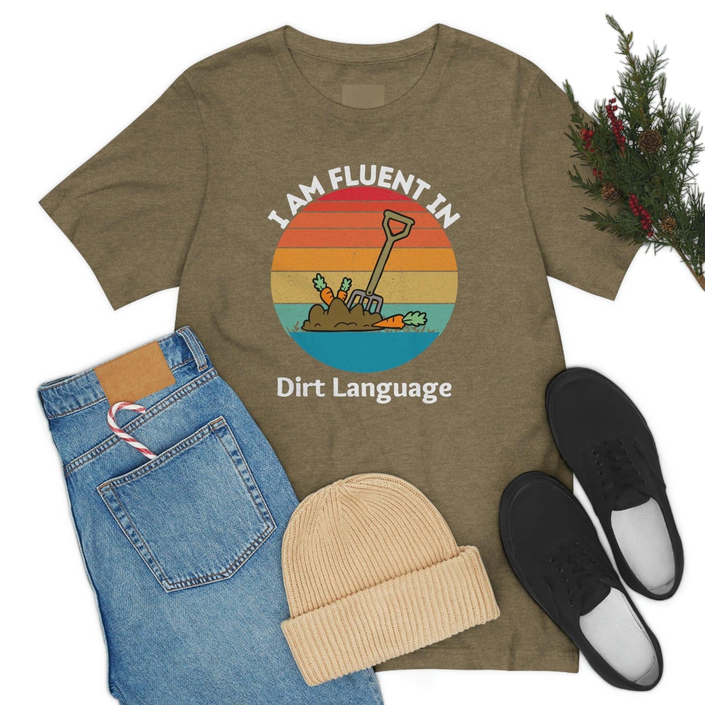 Gardener shirt Garden t-shirt Botanical Shirt Plant Lover Shirt Gardener Gift, Garden Shirt, Garden Tee I am fluent in dirt language