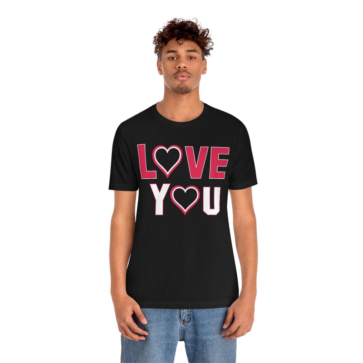 love you heart Tee - Giftsmojo