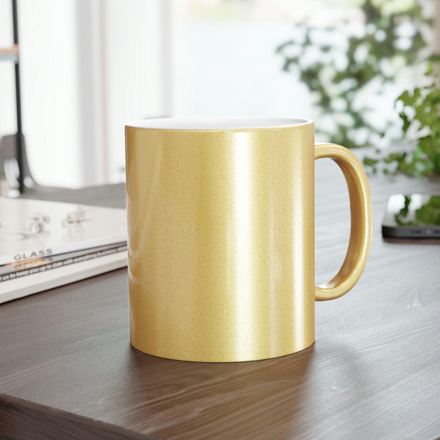 Metallic Mug, Gold Mug - Giftsmojo