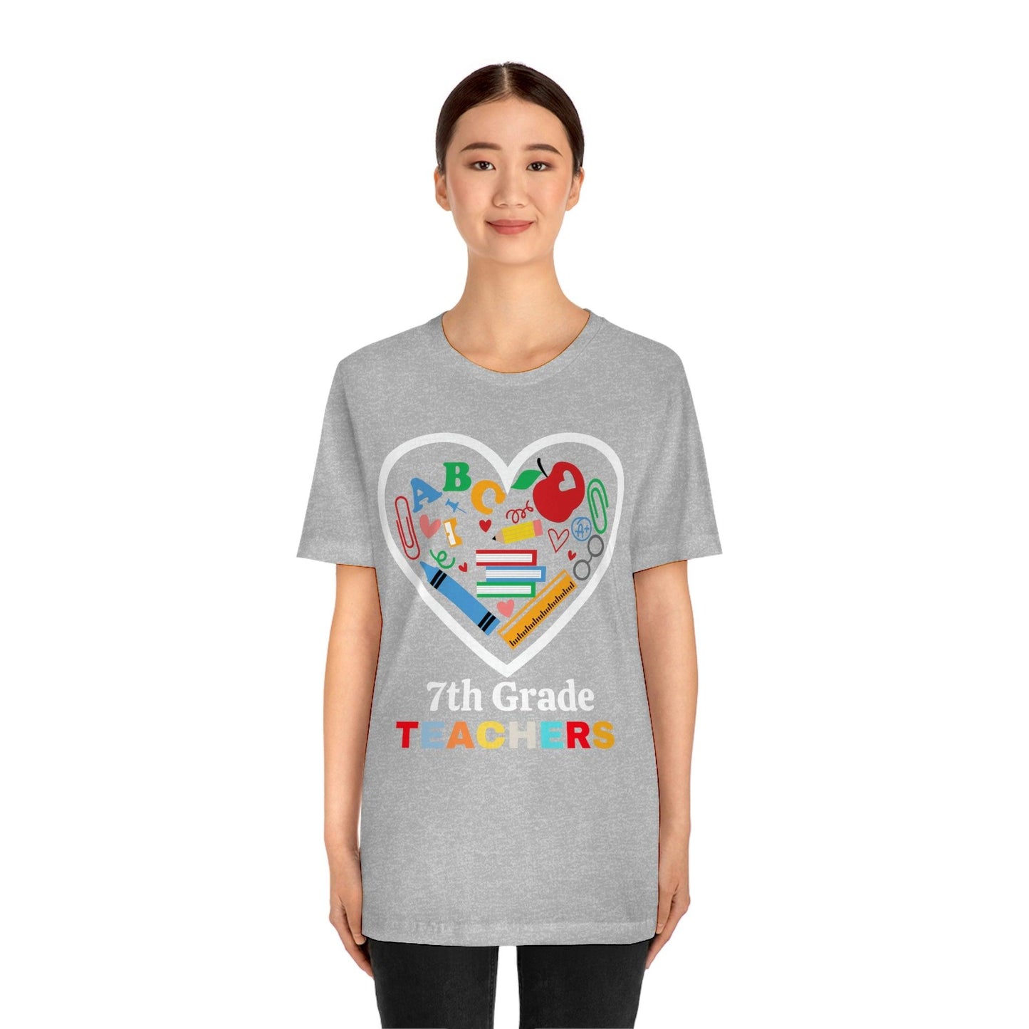 Love 7th Grade Teacher Shirt - Teacher Appreciation Shirt - Gift for Teachers - 7th Grade shirt