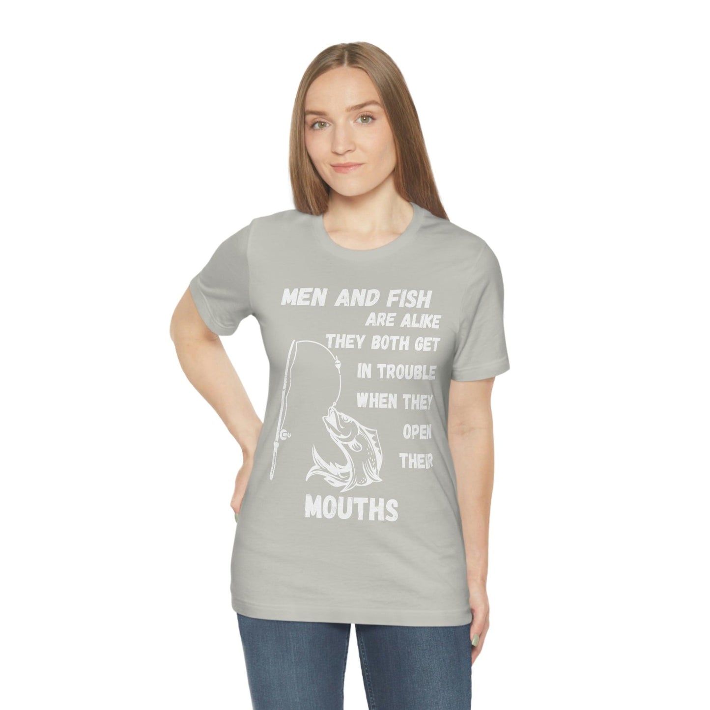 Men and Fish are Alike - Funny fishing shirt - Giftsmojo