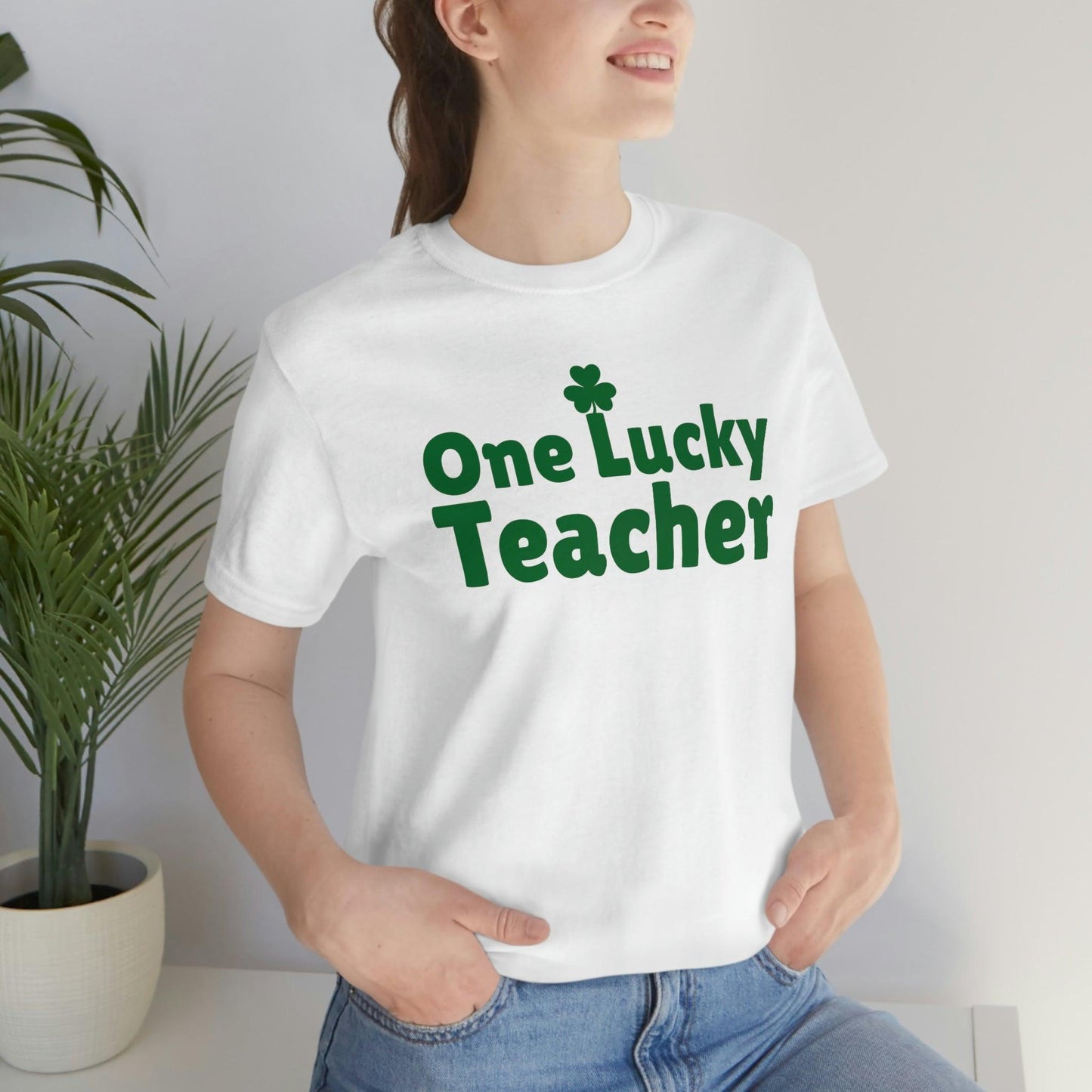 Feeling Lucky Shirt One Lucky Teacher Shirt St Patrick's Day shirt - Funny St Paddy's day Funny Shirt Shamrock shirt shenanigans shirt - Giftsmojo