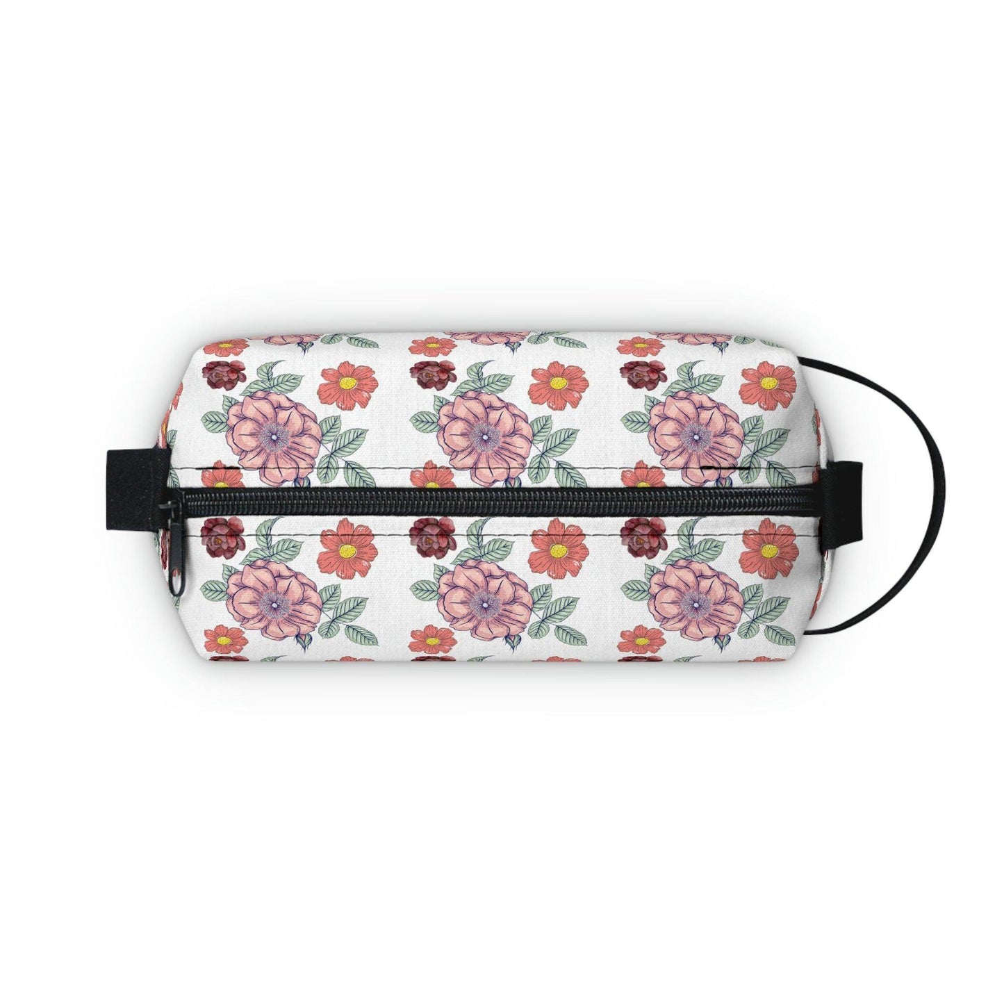 Floral Makeup Bag | flower makeup bag | Cosmetic Bag | Travel Bag | floral Toiletry Bag | cute makeup bag | makeup pouch | aesthetic makeup - Giftsmojo
