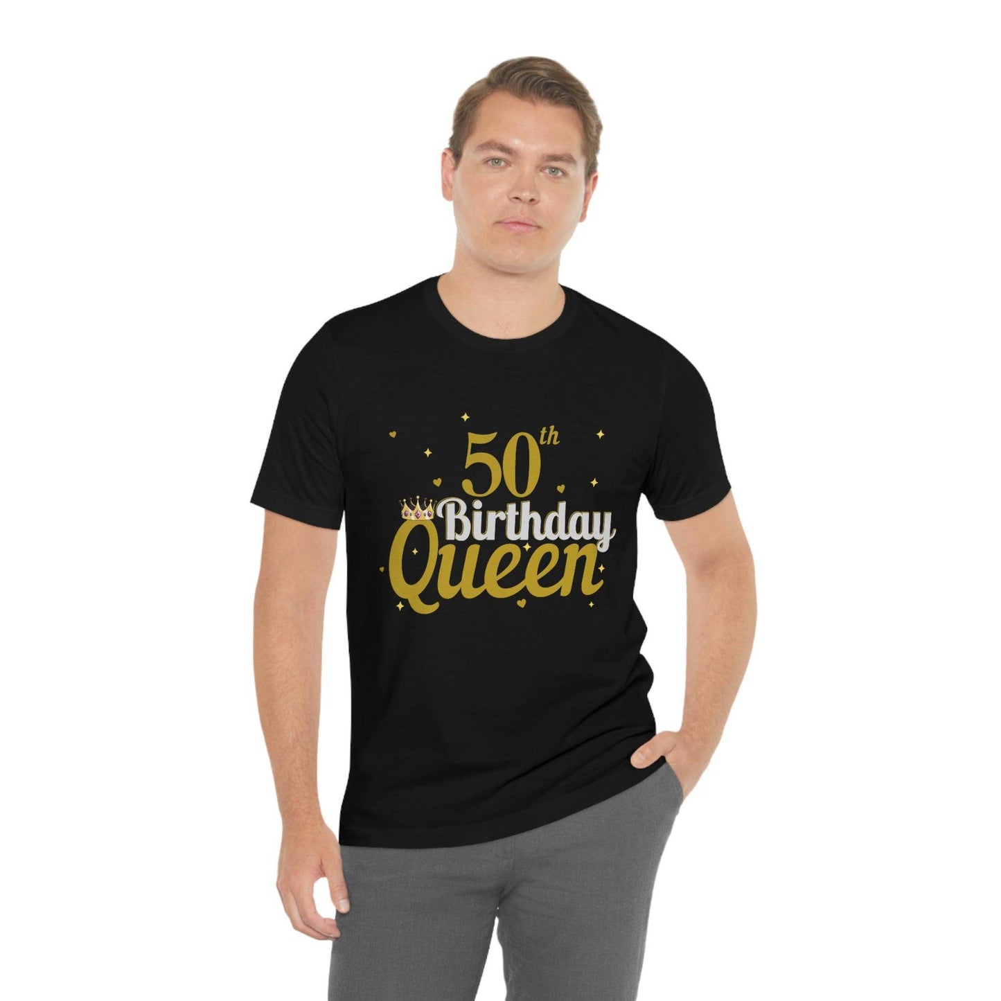 50th birthday queen shirt, birthday shirt, gift for her - Giftsmojo