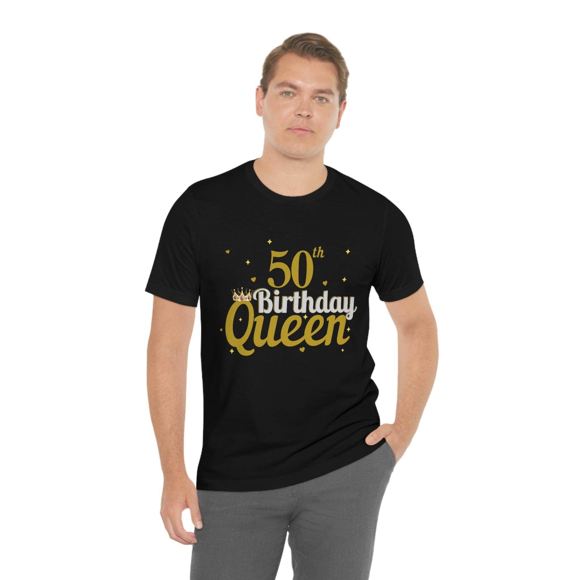 50th birthday queen shirt, birthday shirt, gift for her - Giftsmojo