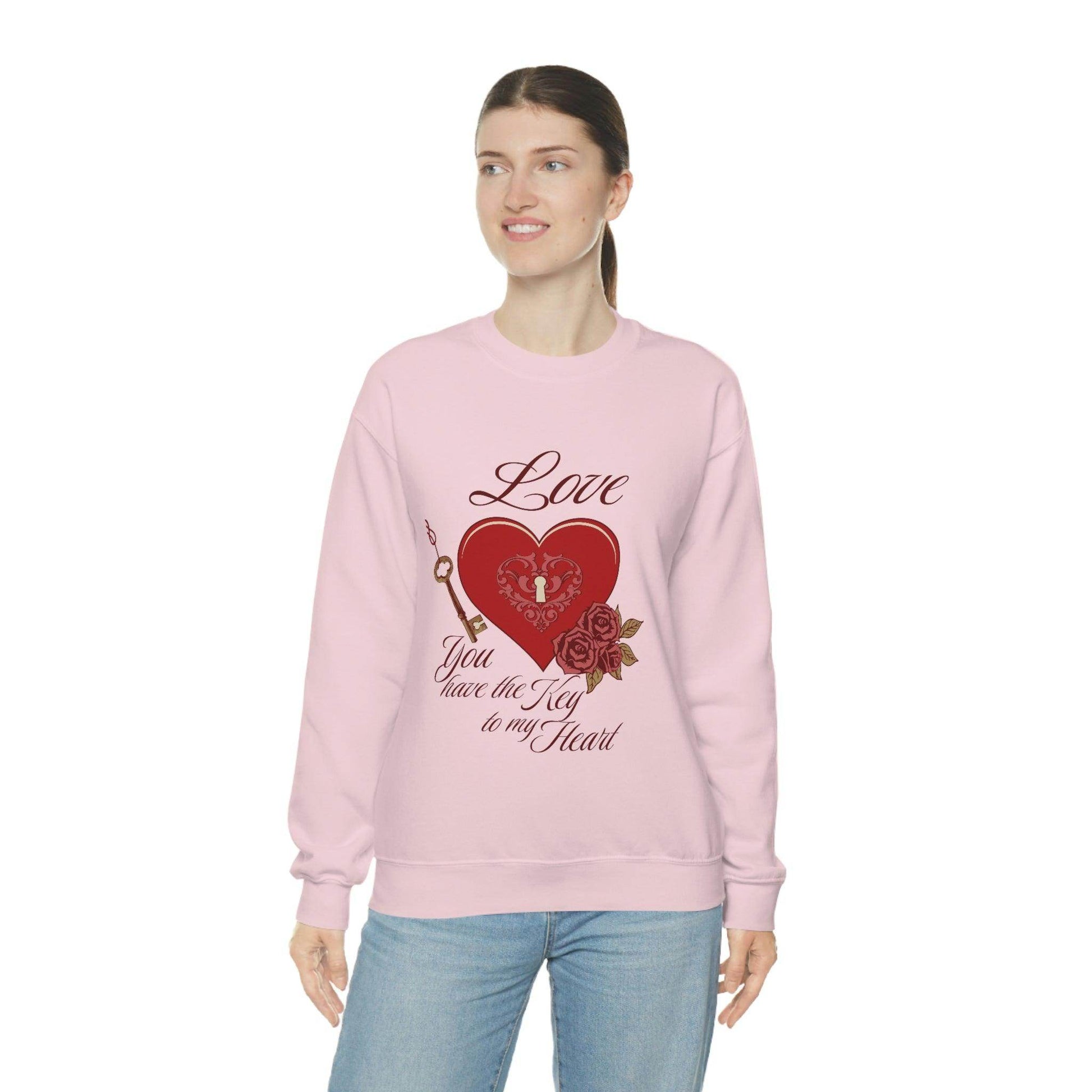 Love you have the key to my heart Sweatshirt - Giftsmojo