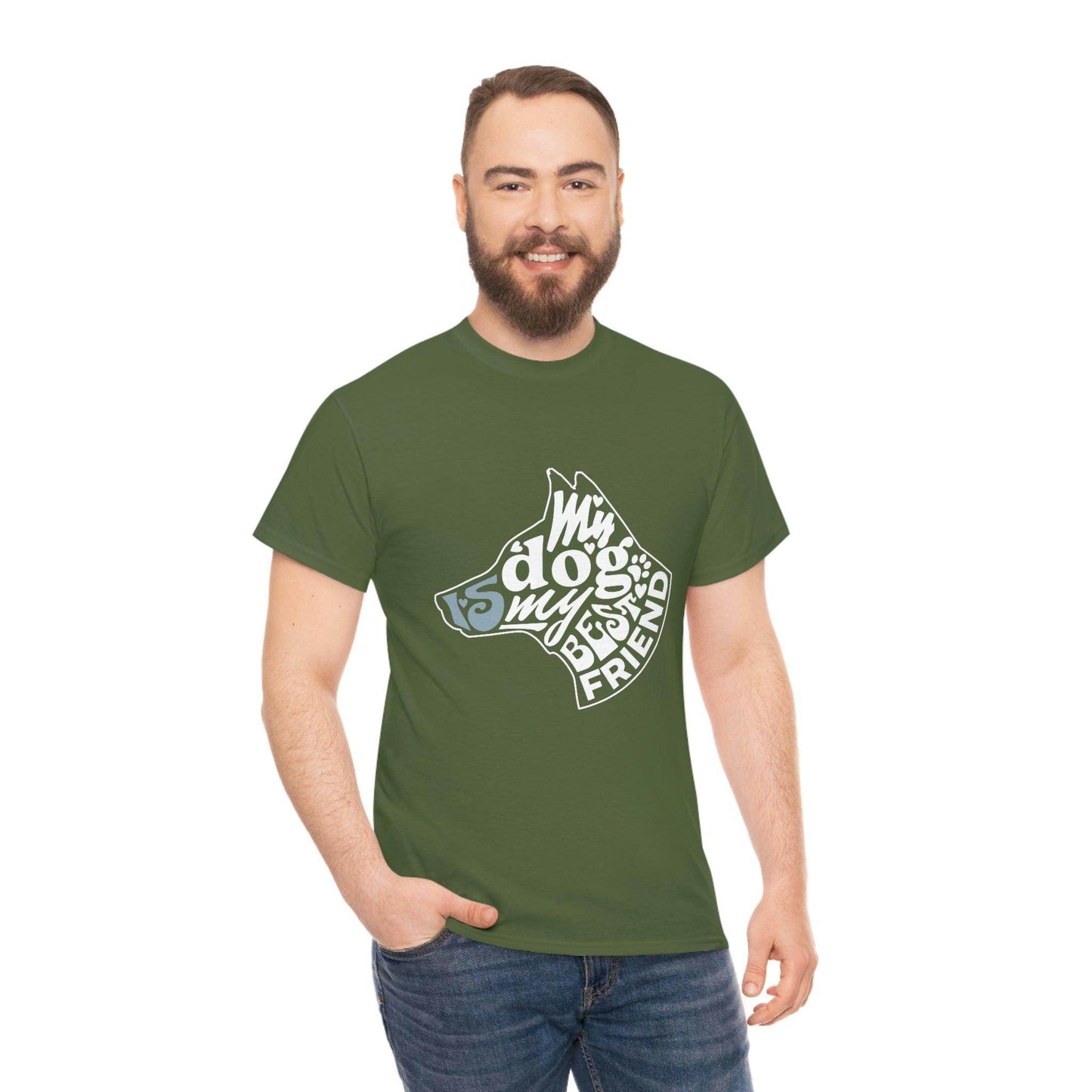 My Dog is My Best Friend Tee - Giftsmojo