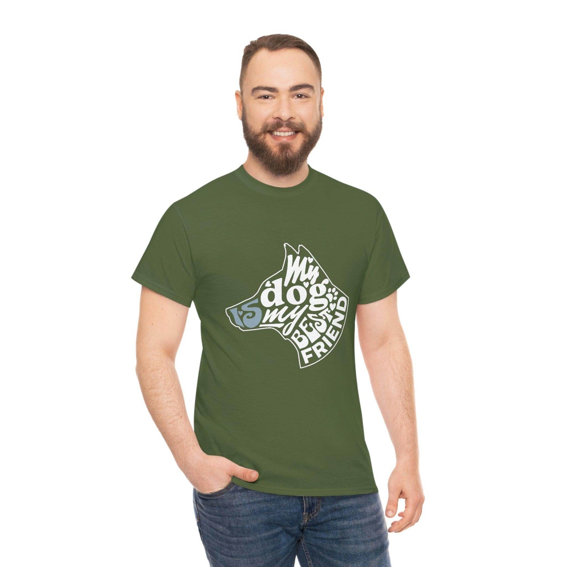 My Dog is My Best Friend Tee - Giftsmojo