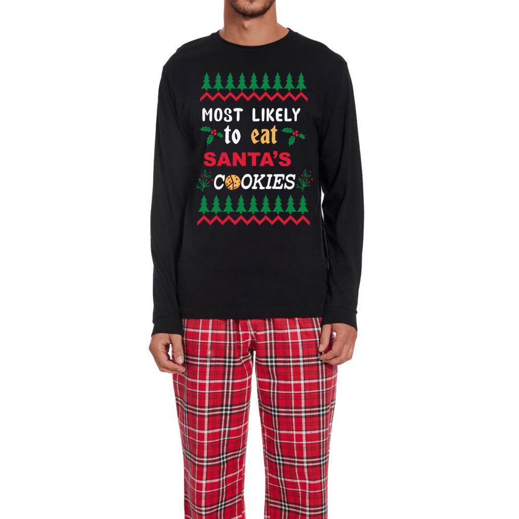 Men's Long Sleeve Top and Flannel Pants Set - Giftsmojo