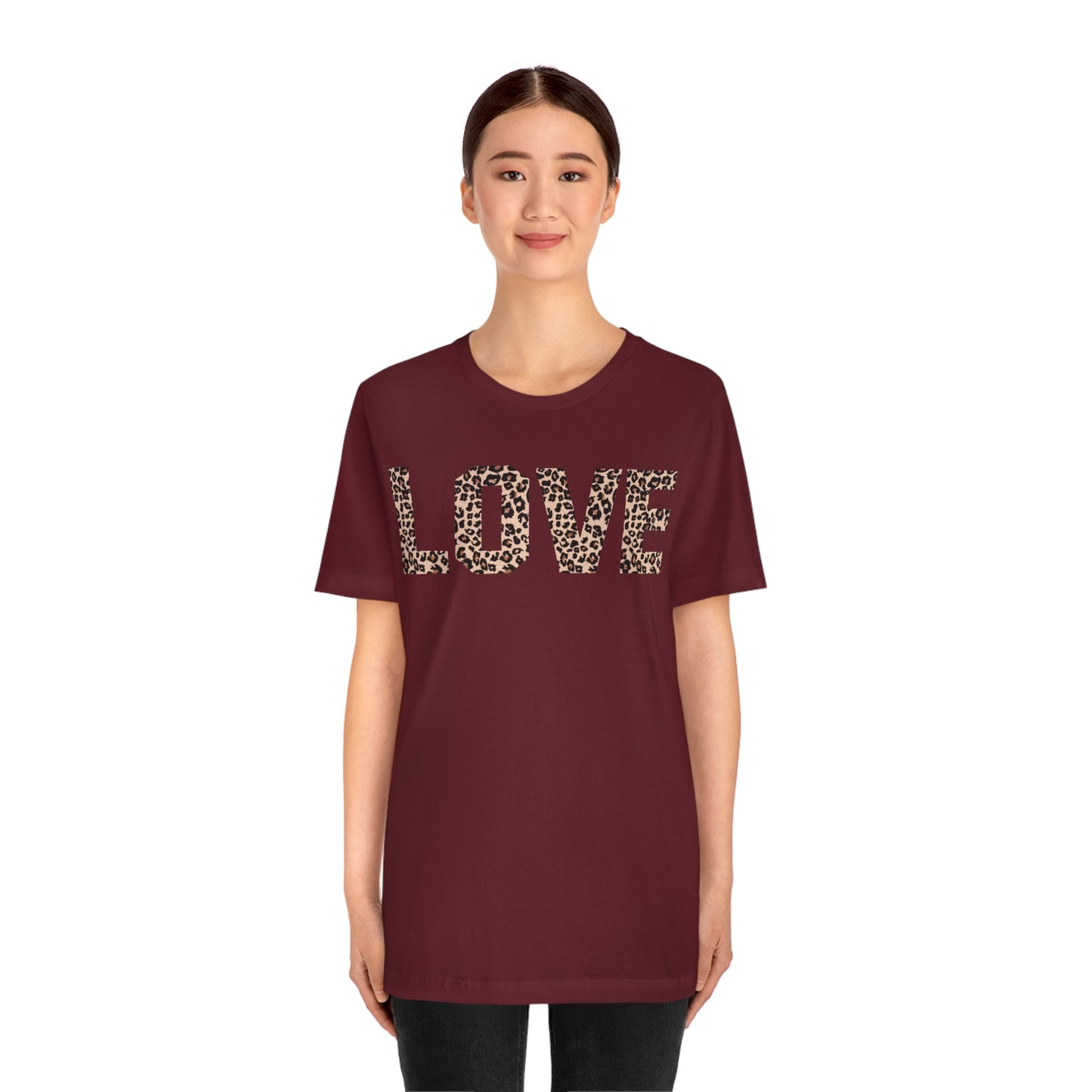 Leopard print love Tee