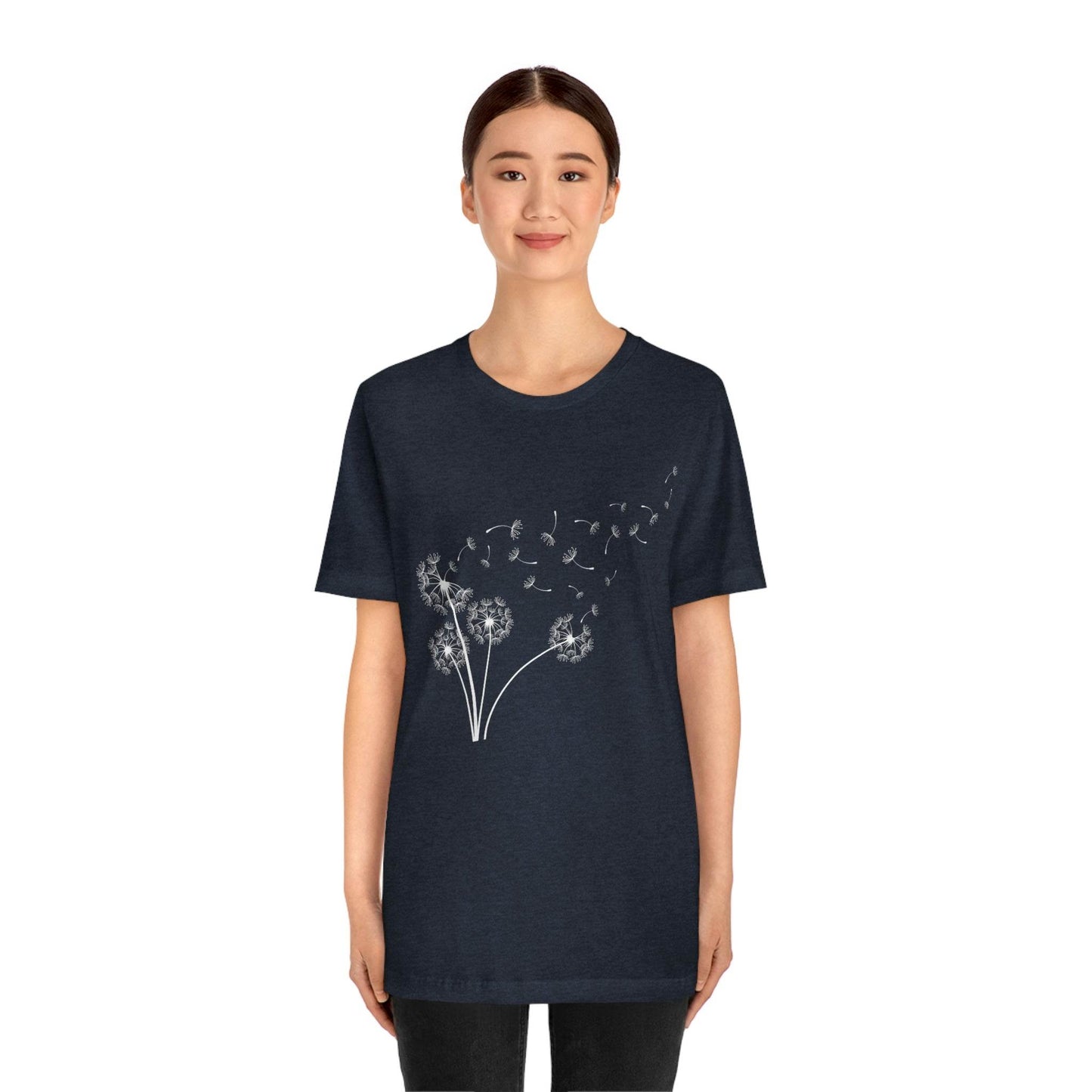 Dandelion Shirt, Boho Windflower Shirt, Dandelion Shirt for Her, Windflower Tee, Meditation Gift, Yoga Shirt, Inspirational Shirt, Bday Tees - Giftsmojo