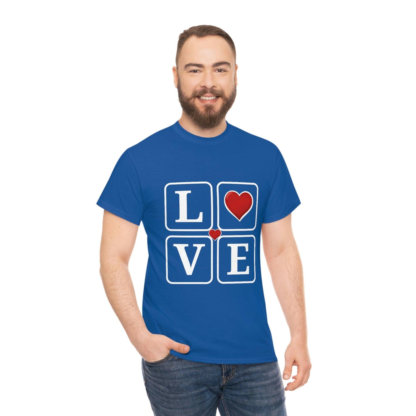 Love square Hearts Shirt, Great Gift for Valentine's day, birthday, engagement, anniversary and many more