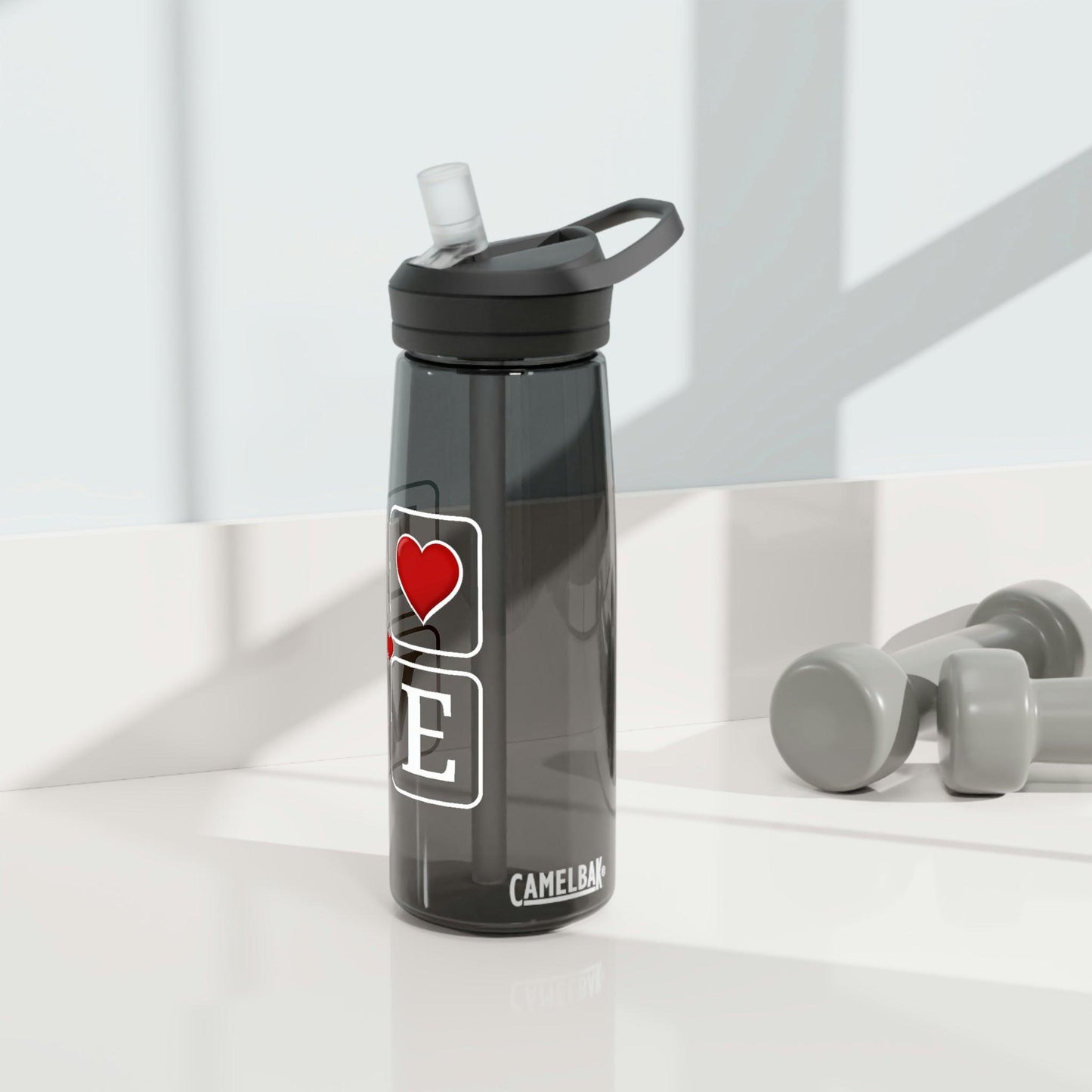 Love square with Hearts CamelBak Eddy® Water Bottle, 20oz25oz