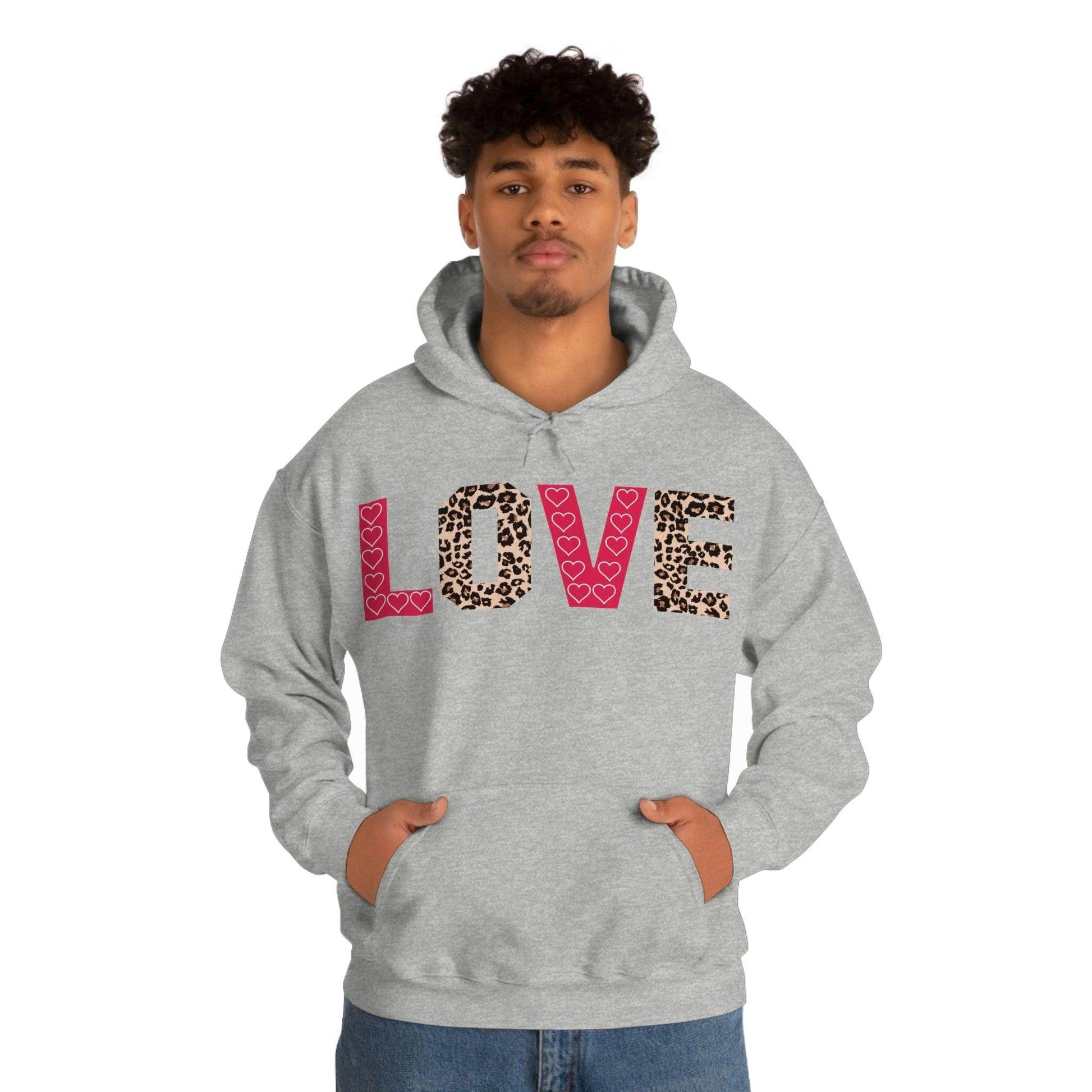 Love Hooded Sweatshirt - Giftsmojo