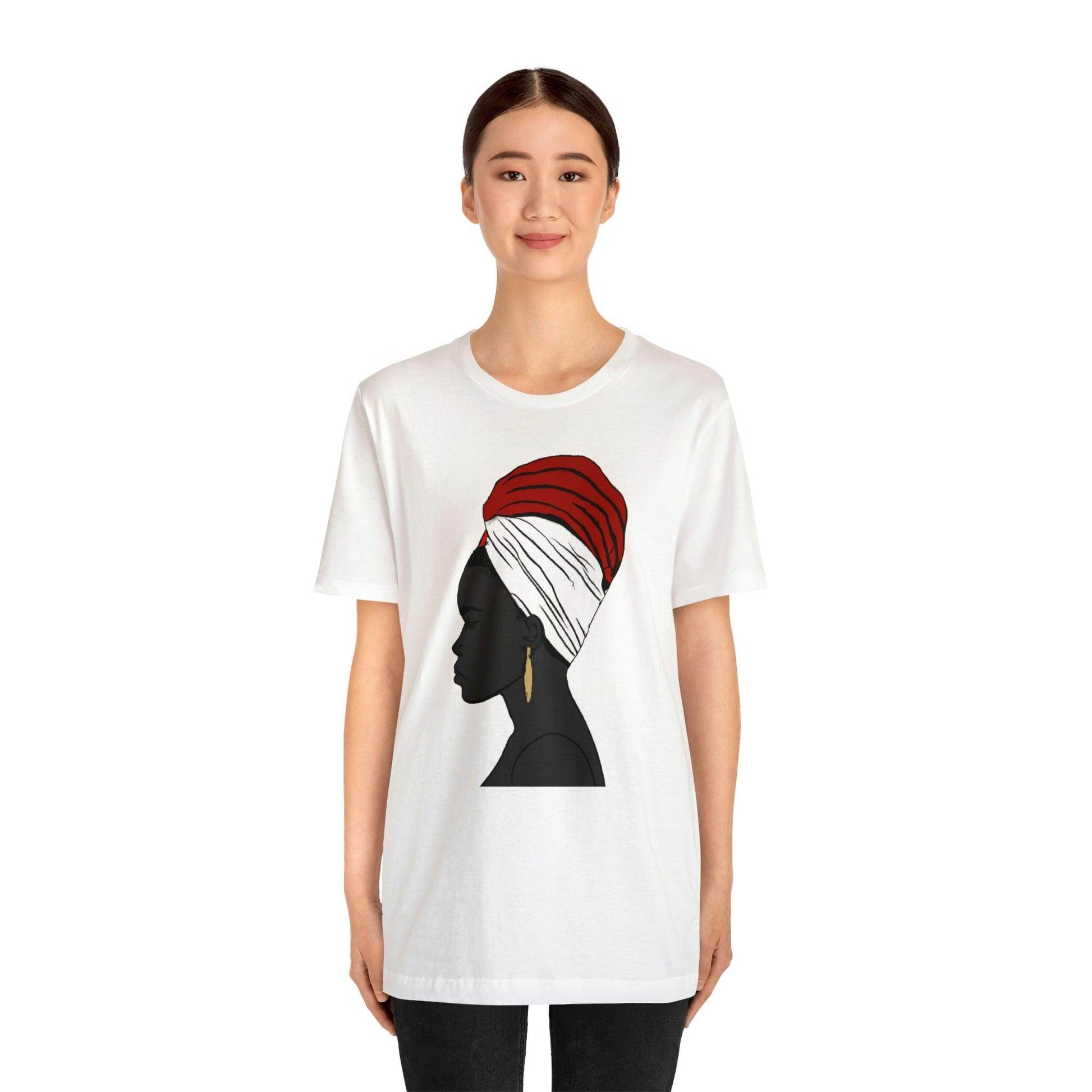 African Woman Art Shirt, Black Queen Shirt - Giftsmojo